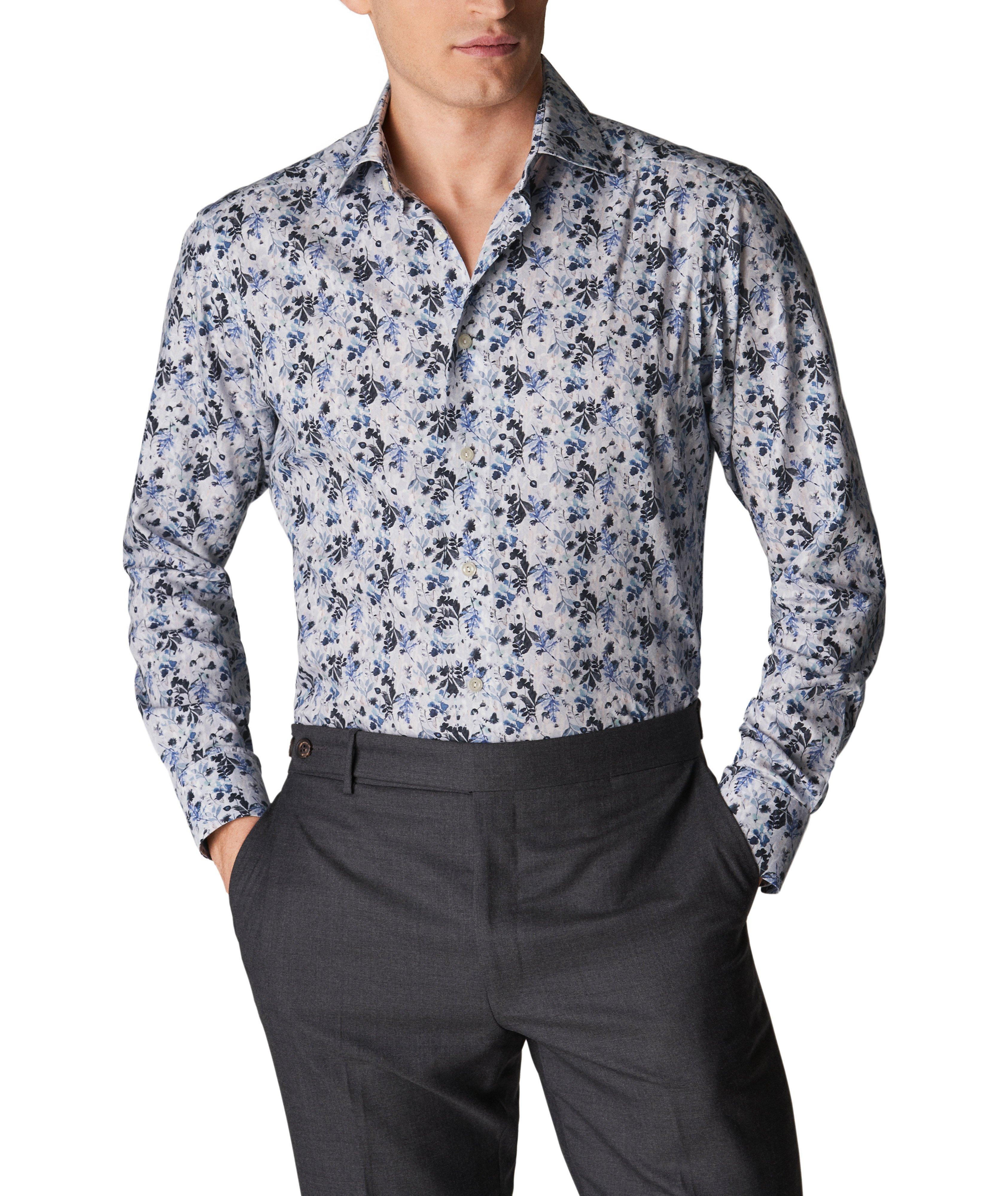 Slim Fit Floral Dress Shirt image 1