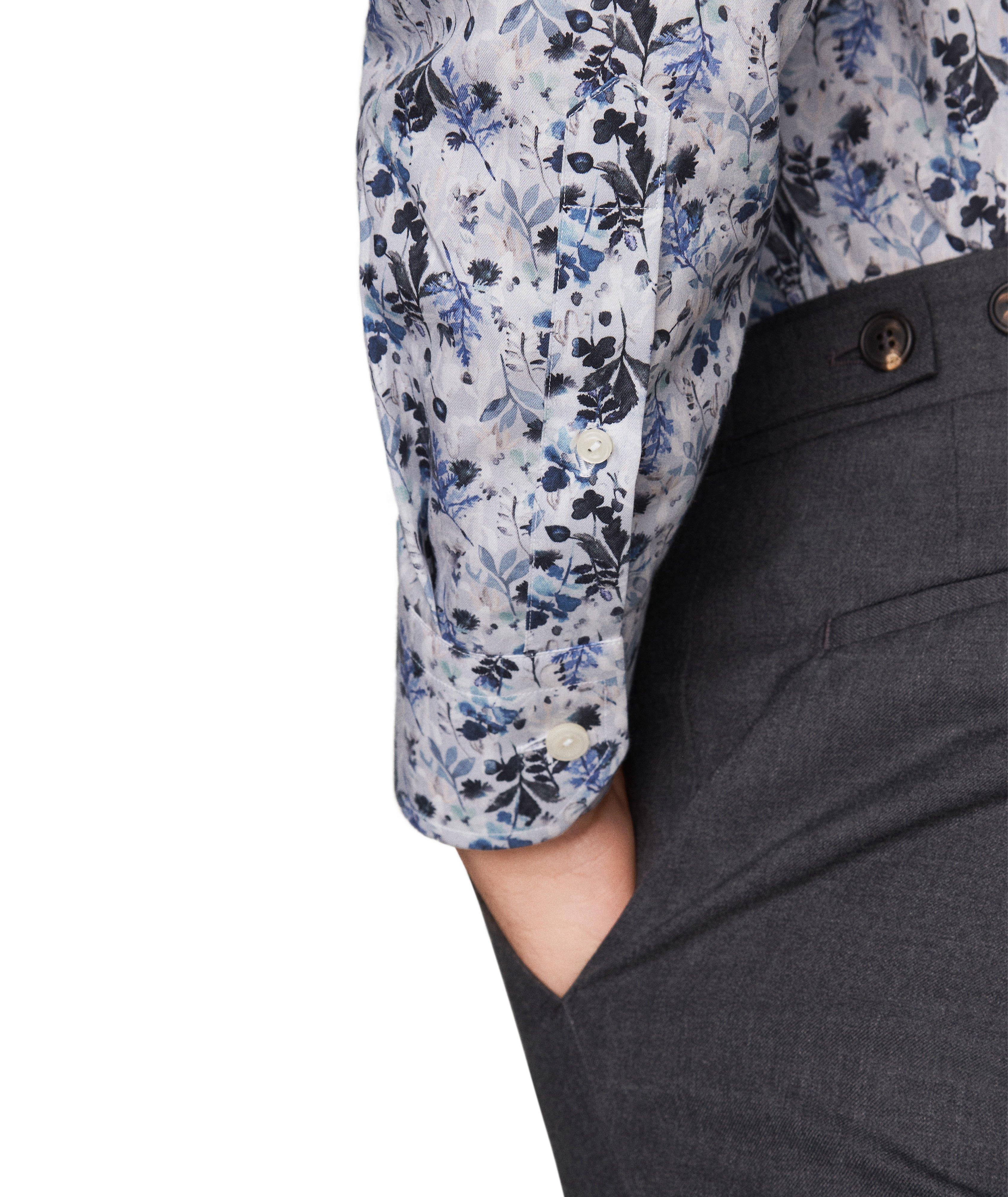 Slim Fit Floral Dress Shirt image 3