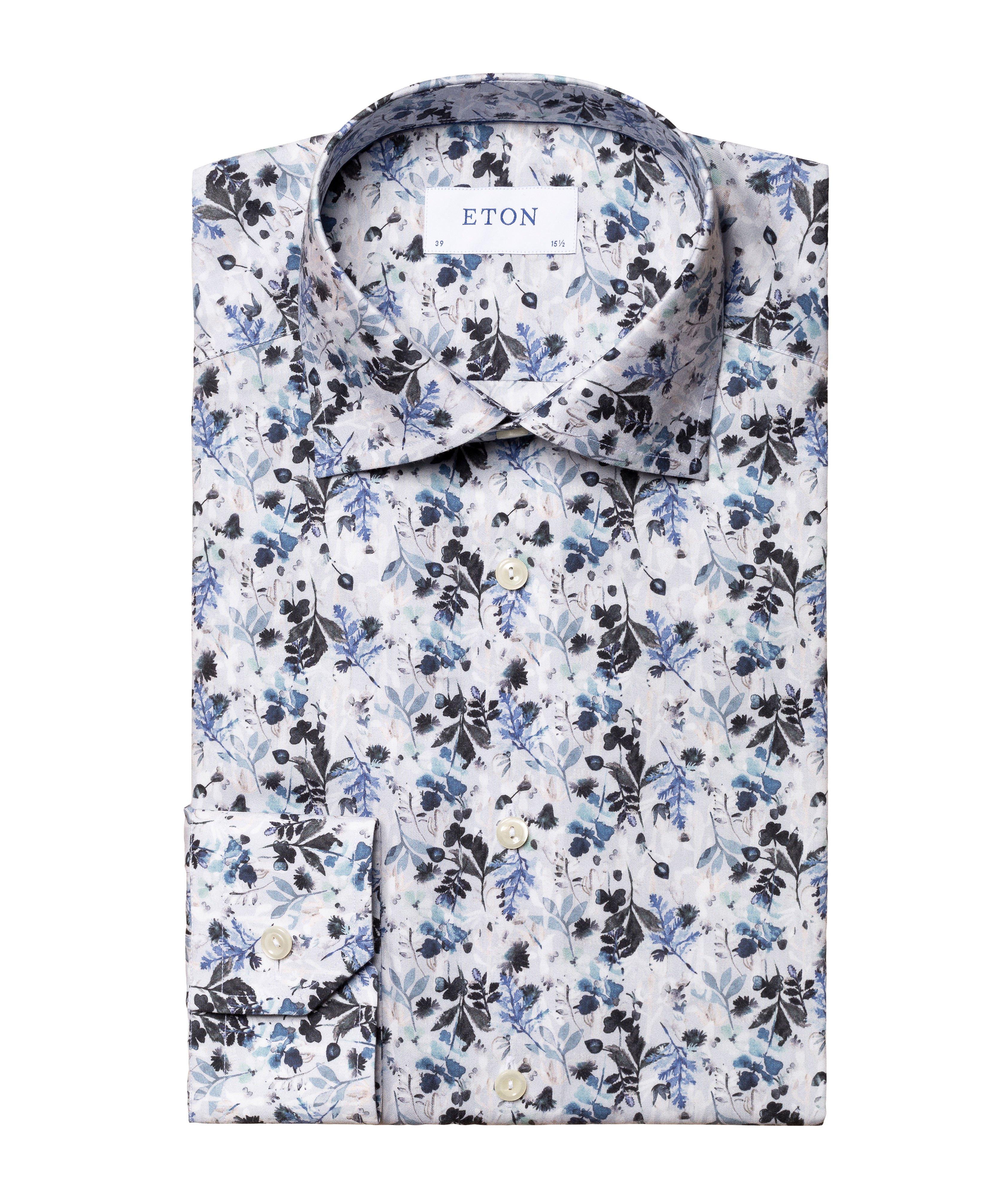 Slim Fit Floral Dress Shirt image 0