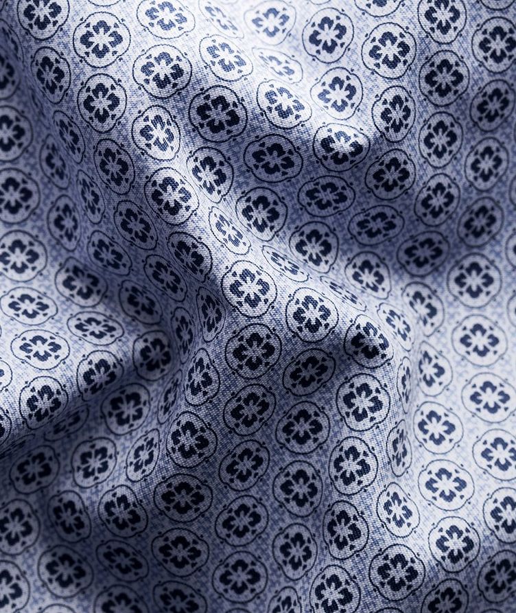 Slim Fit Geometric Print Dress Shirt image 5