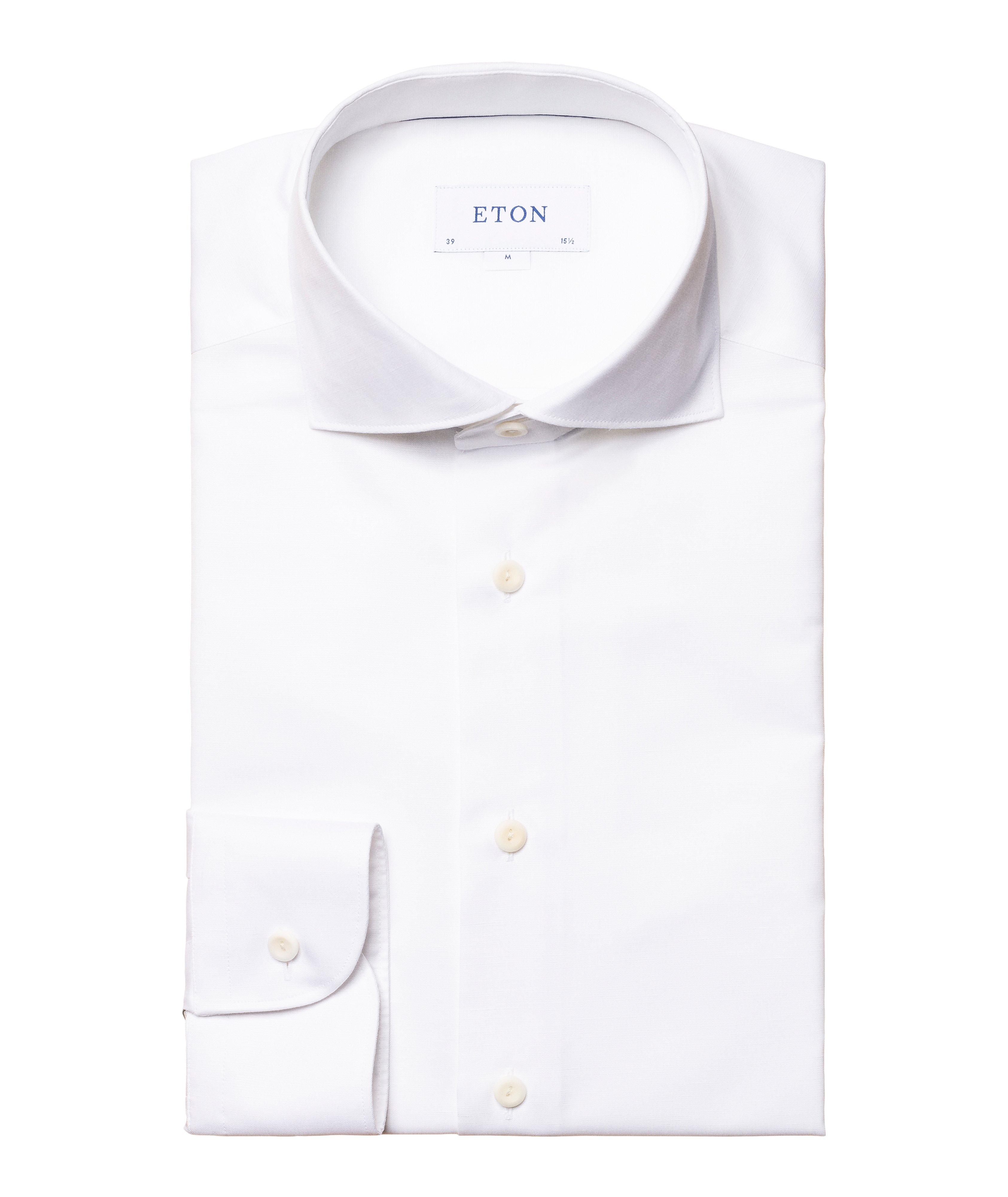 Harry Rosen Contemporary Fit Cotton-Linen Shirt. 1