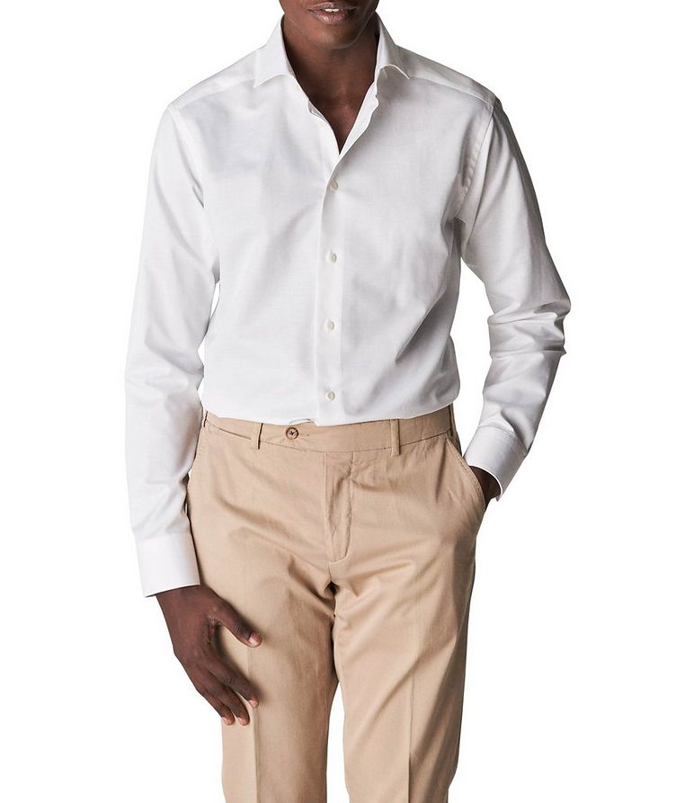 Contemporary Fit Cotton-Linen Shirt image 1