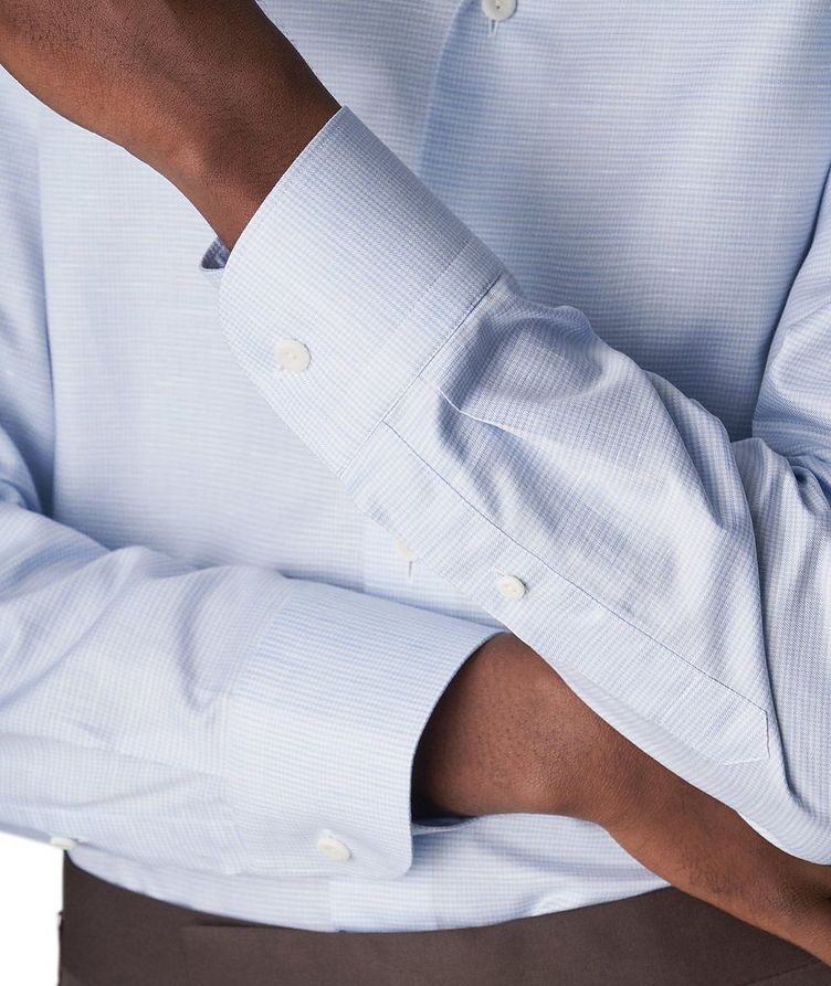 Contemporary Fit Cotton-Linen Shirt image 3