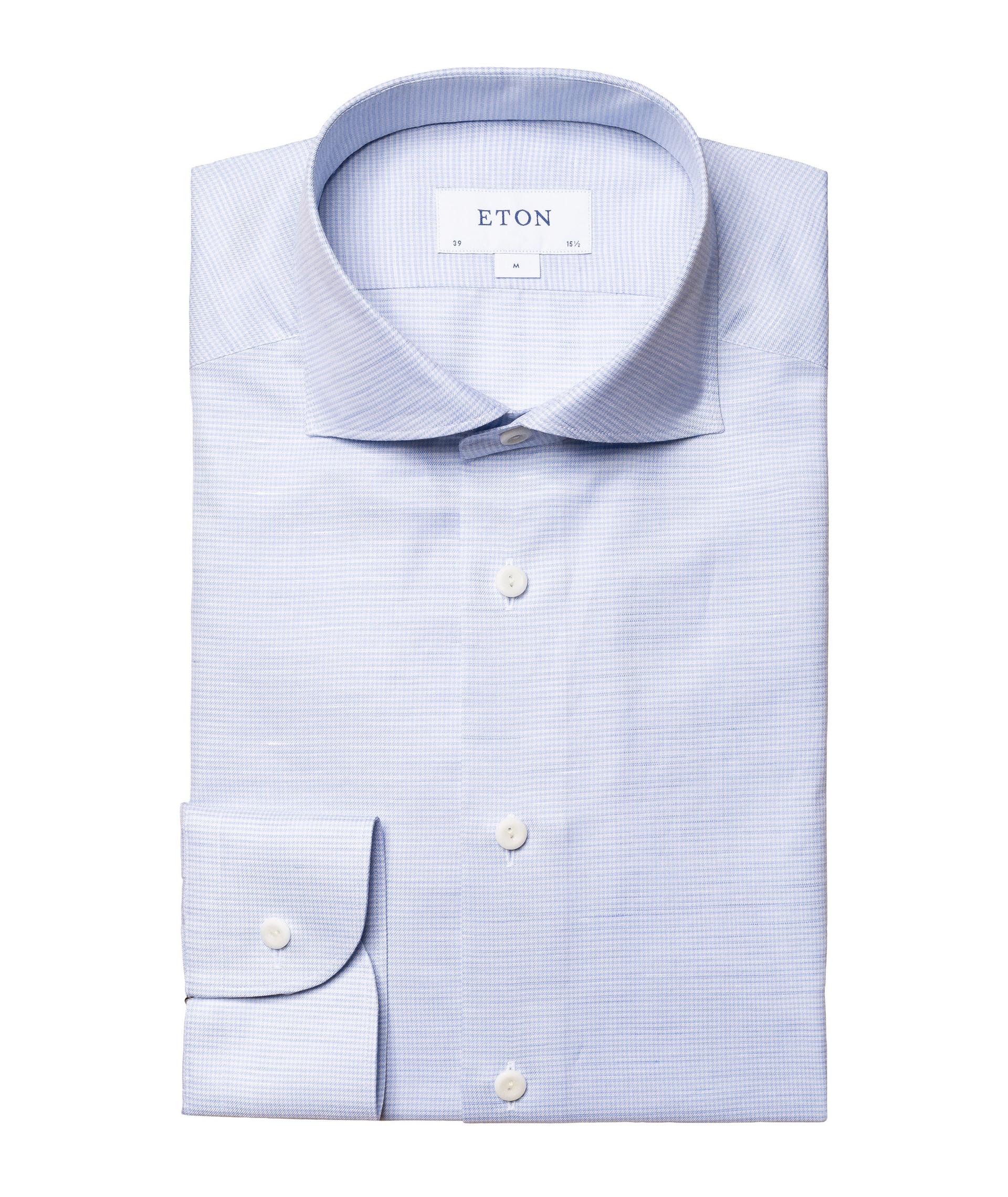 Contemporary Fit Cotton-Linen Shirt image 0