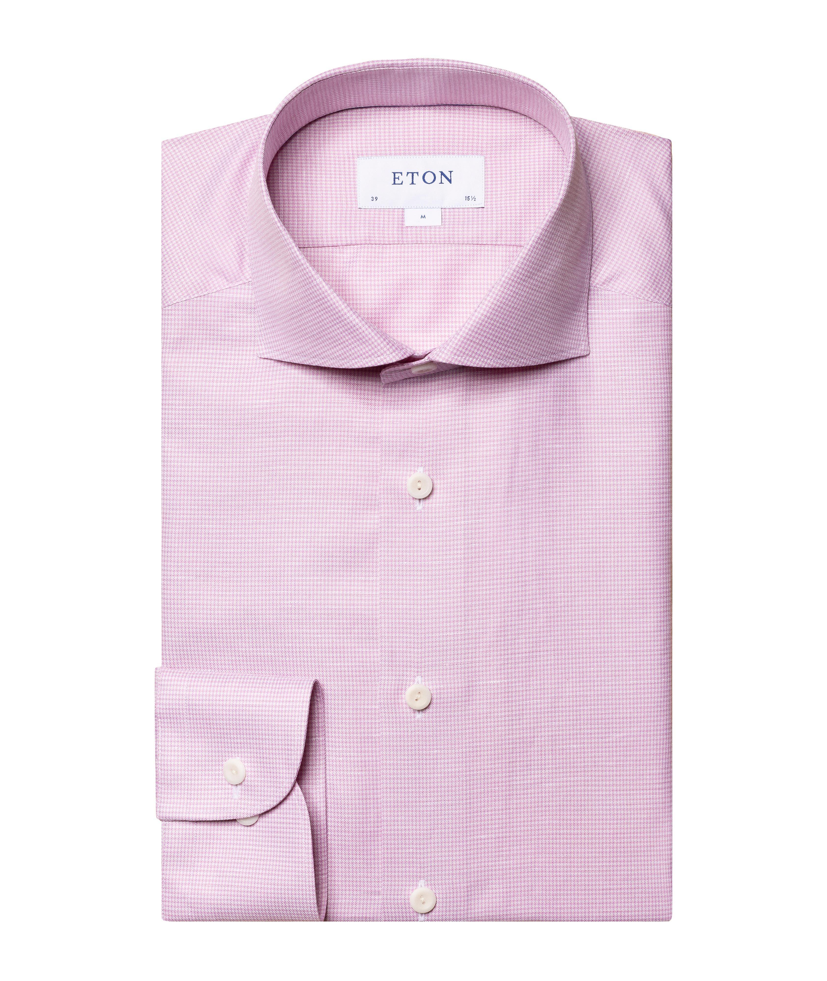 Contemporary Fit Cotton-Linen Shirt image 0