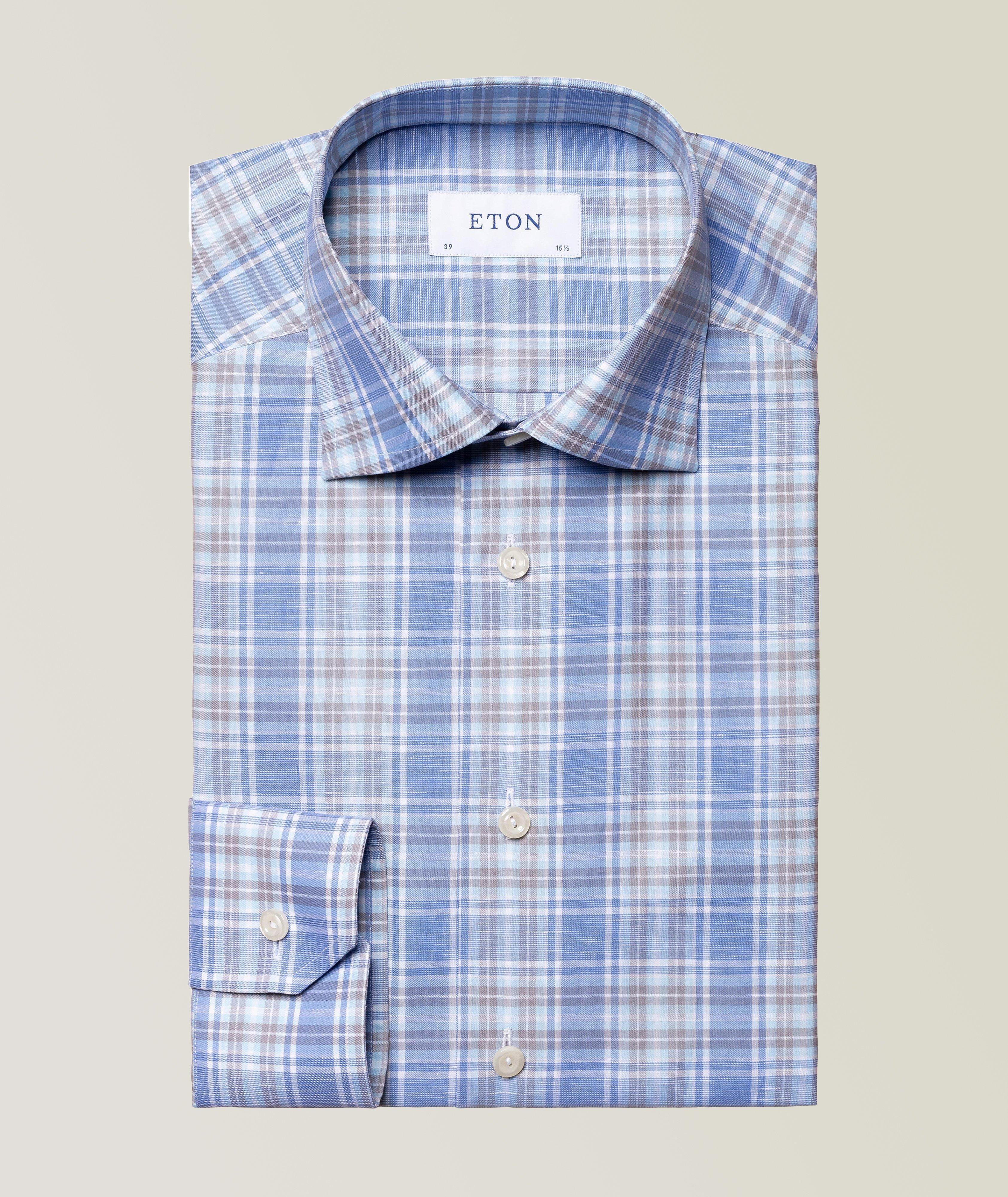 Contemporary-Fit Cotton-Linen Shirt image 0