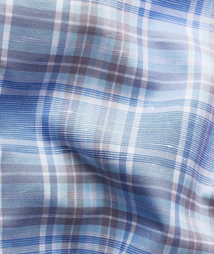 Contemporary Fit Cotton-Linen Shirt image 5