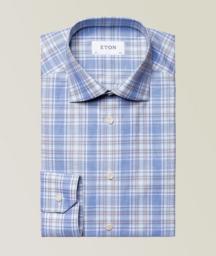 Contemporary Fit Cotton-Linen Shirt image 0