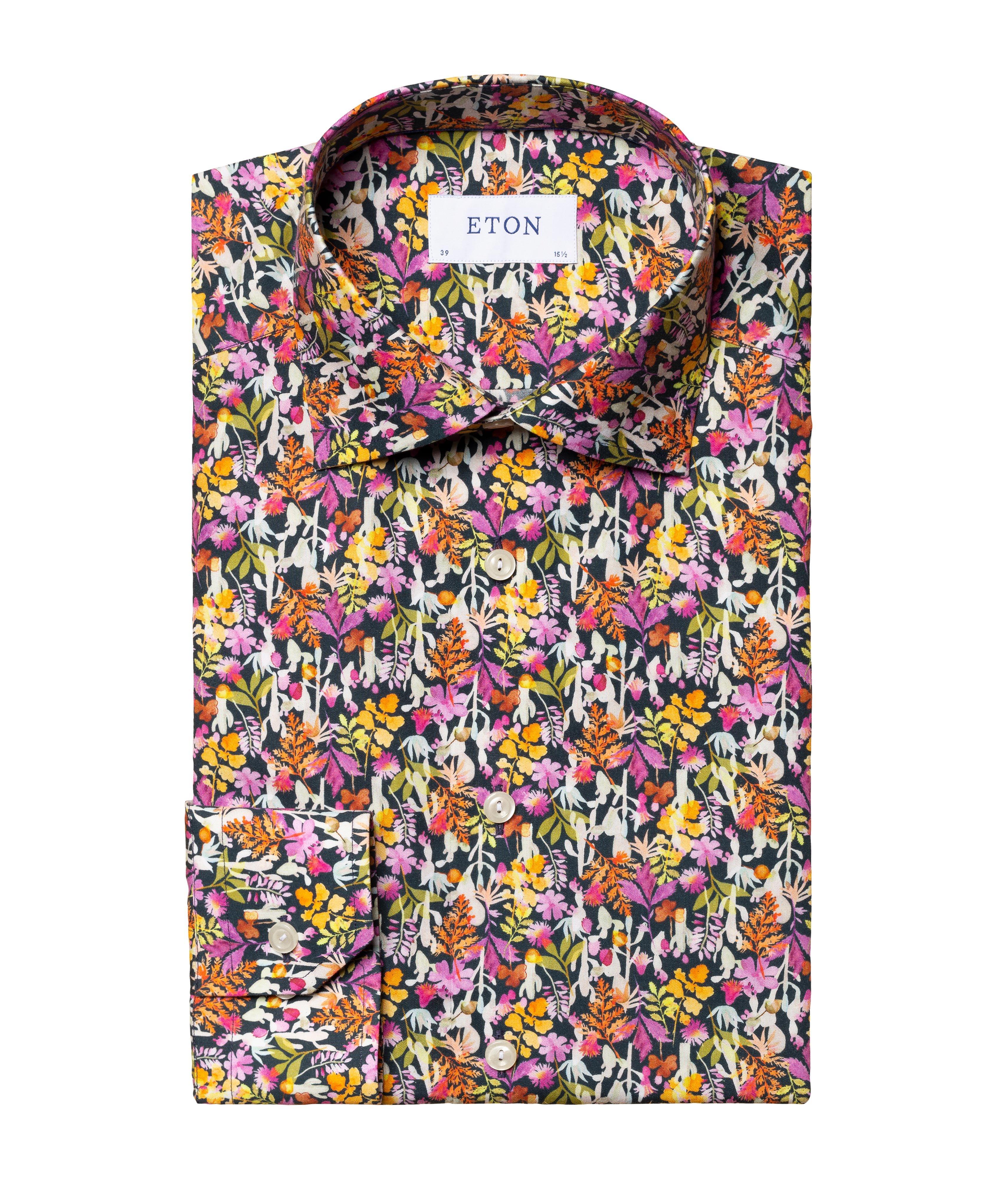 Chemise habillée à motif floral de coupe contemporaine image 0