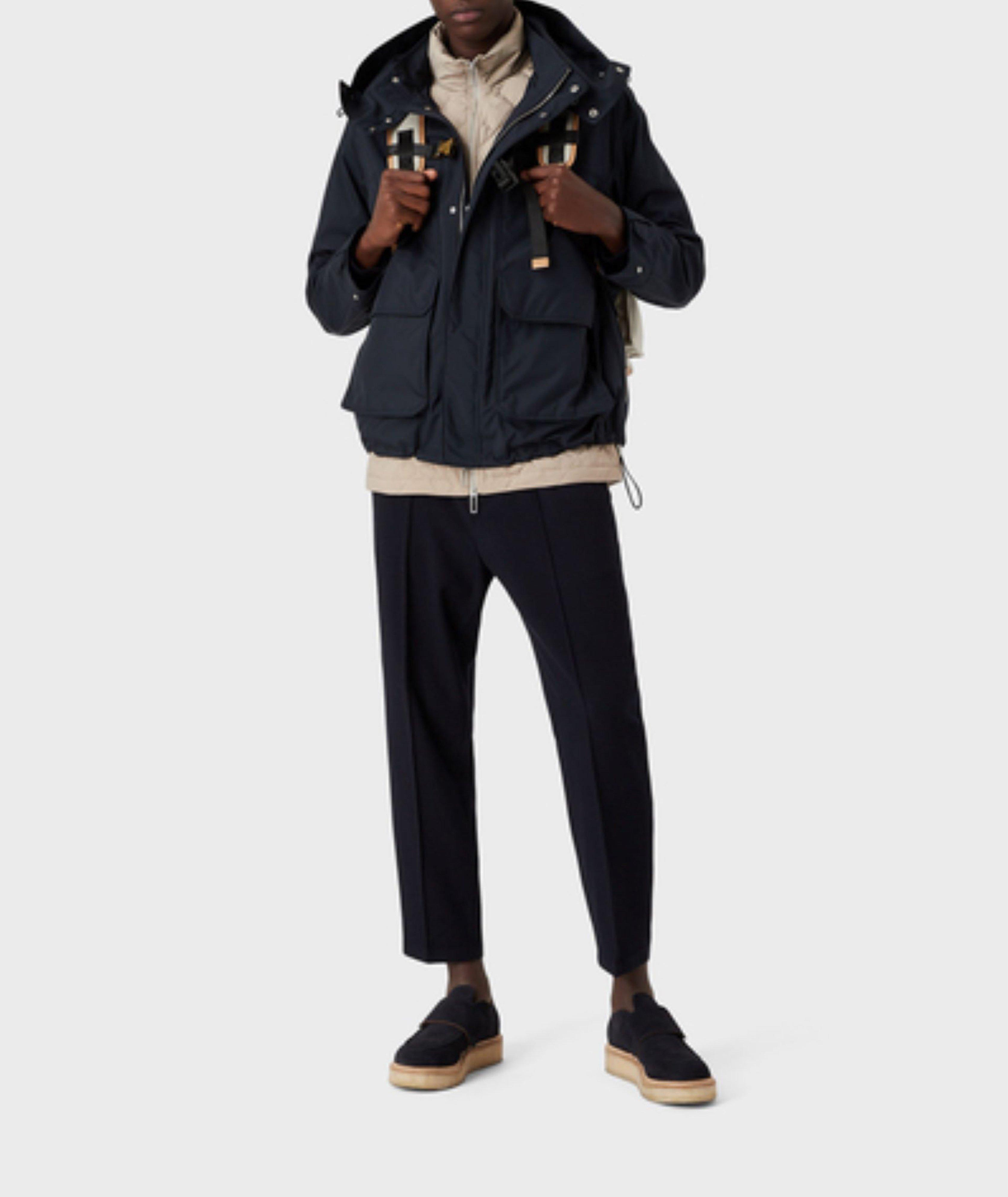 Water-Repellent Quilted Down Windbreaker image 5