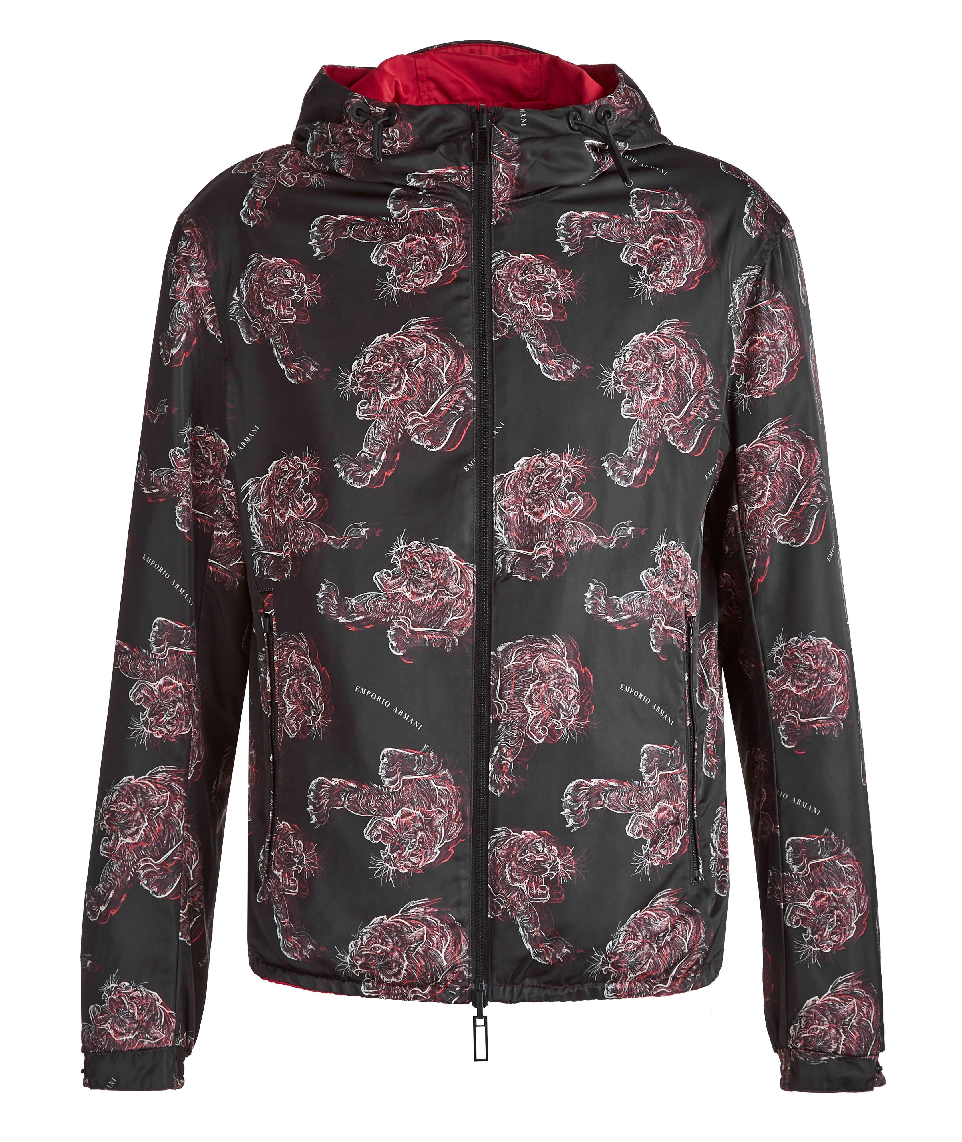 Chinese New Year Tiger Print Hooded Jacket image 0
