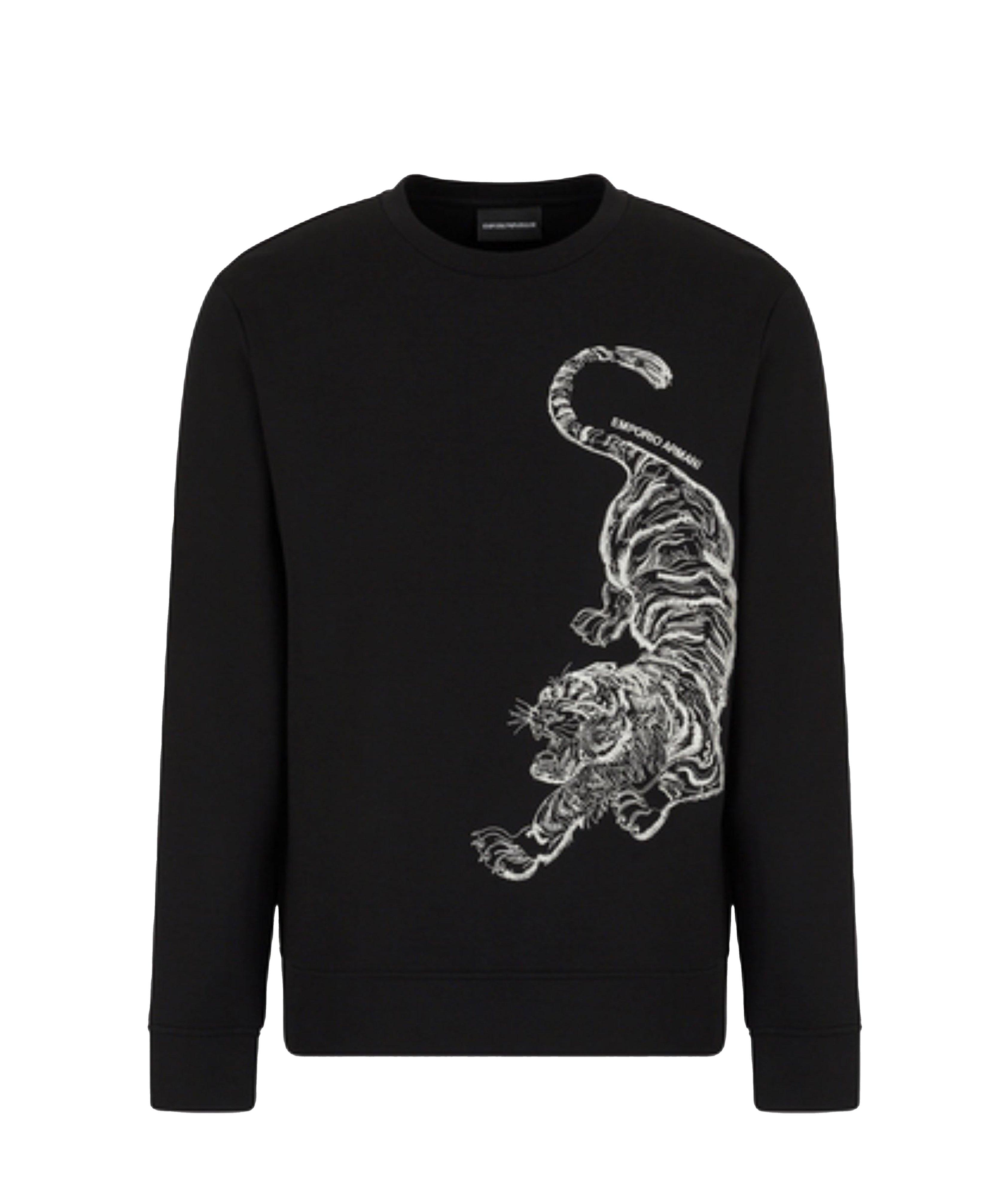 Chinese New Year Tiger Embroidery Cotton-Blend Sweater image 0