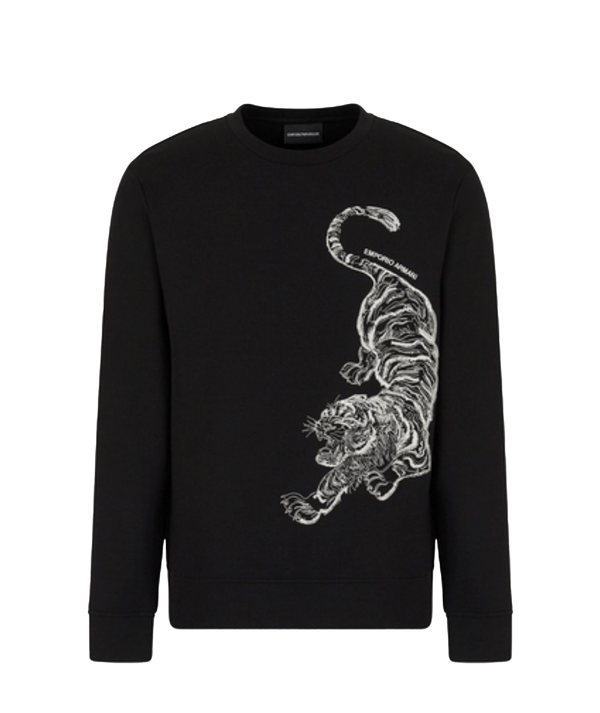 Chinese New Year Tiger Embroidery Cotton-Blend Sweater image 0