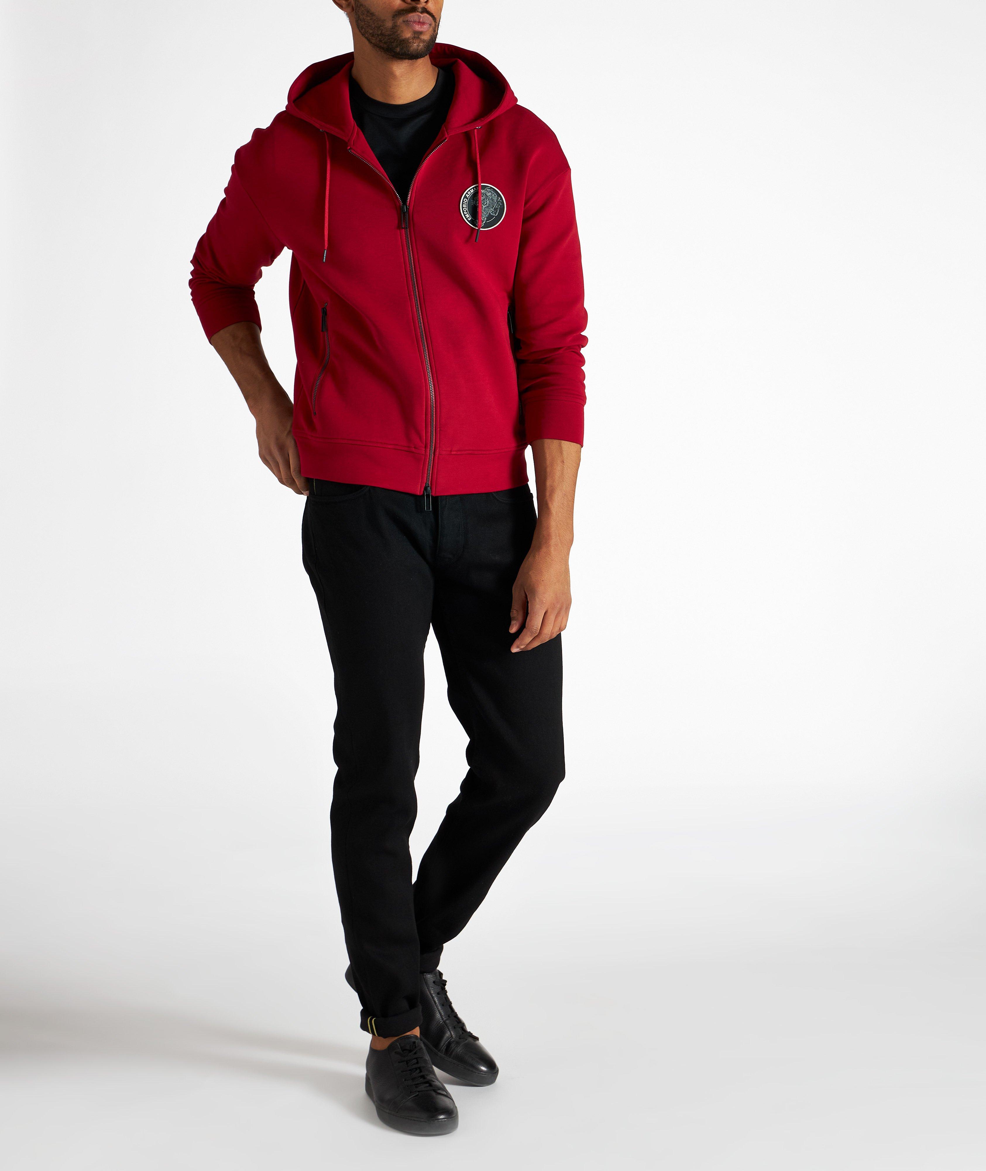 Chinese New Year Tiger Patch Cotton-Blend Hoodie  image 4