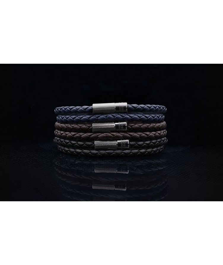 Pop Rigato Braided Leather Bracelet  image 2