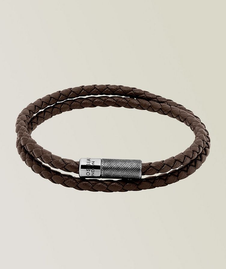 Pop Rigato Braided Leather Bracelet  image 0
