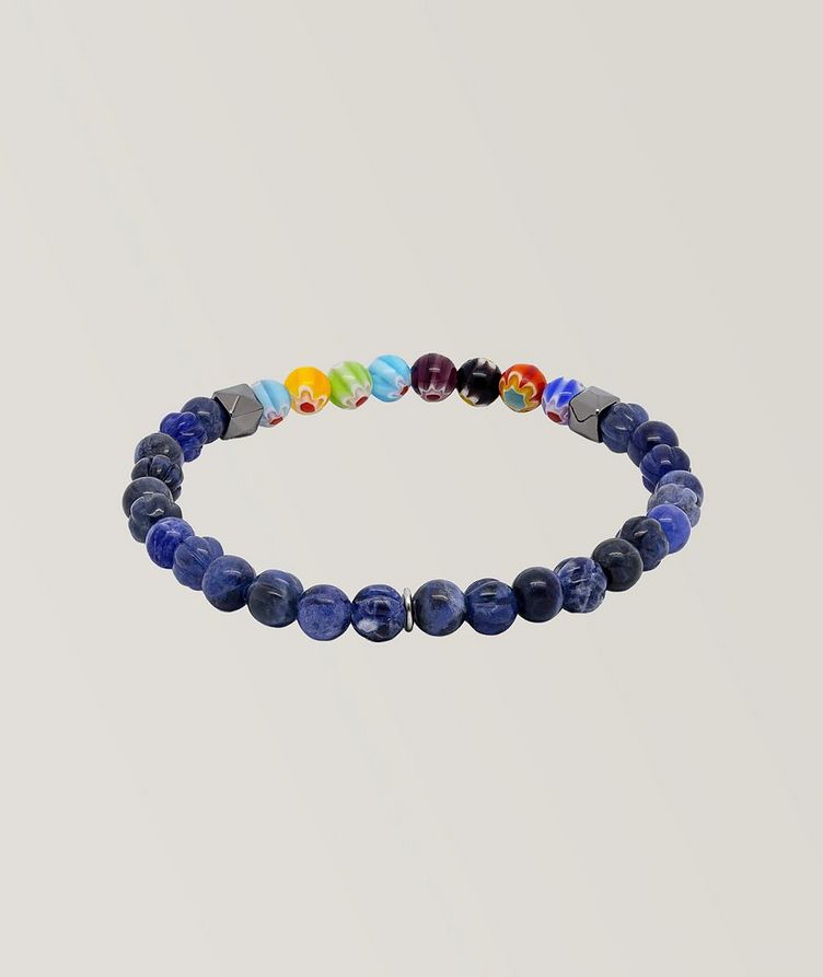 Millefiori Murano Glass Beads Bracelet  image 1