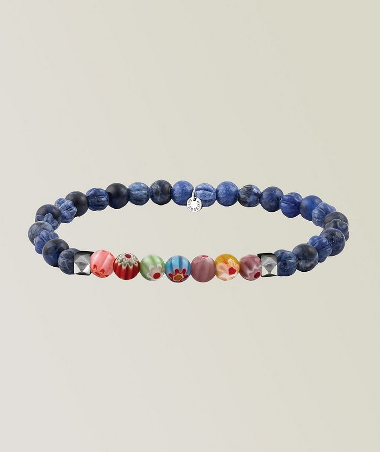 Millefiori Murano Glass Beads Bracelet  image 0