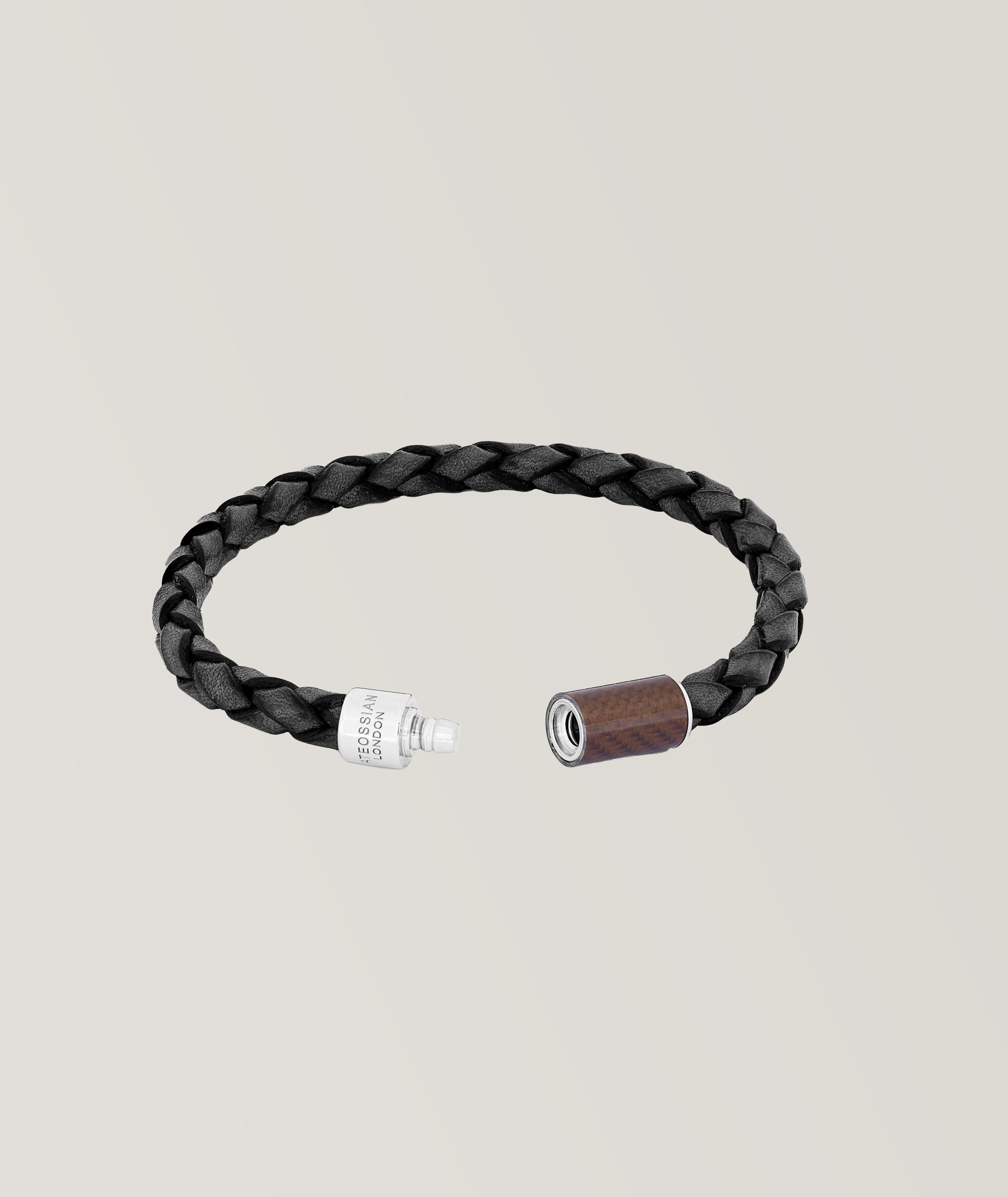 Braided Leather Bracelet image 1