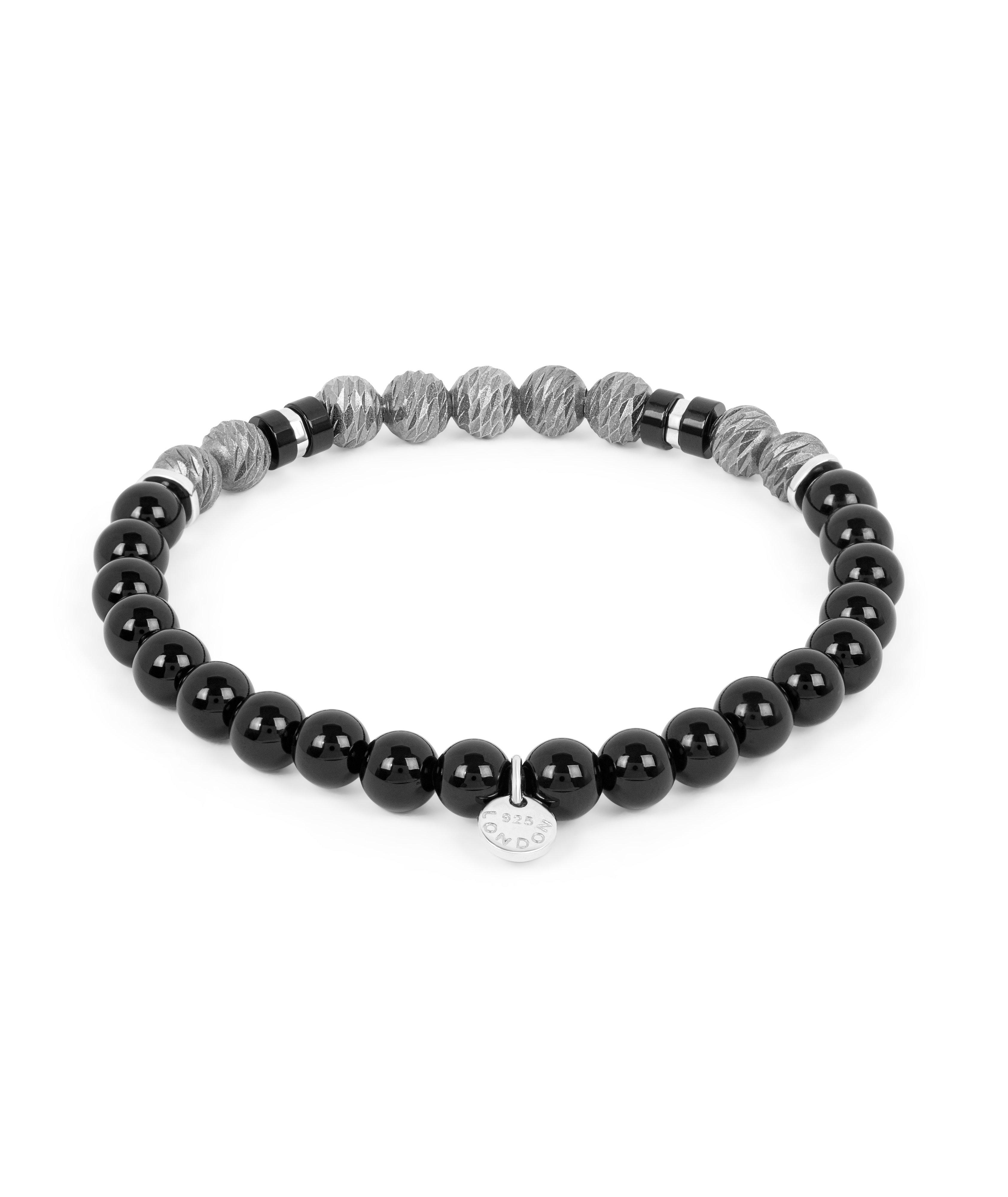 Argento Graffiato Agate Beaded Bracelet  image 1