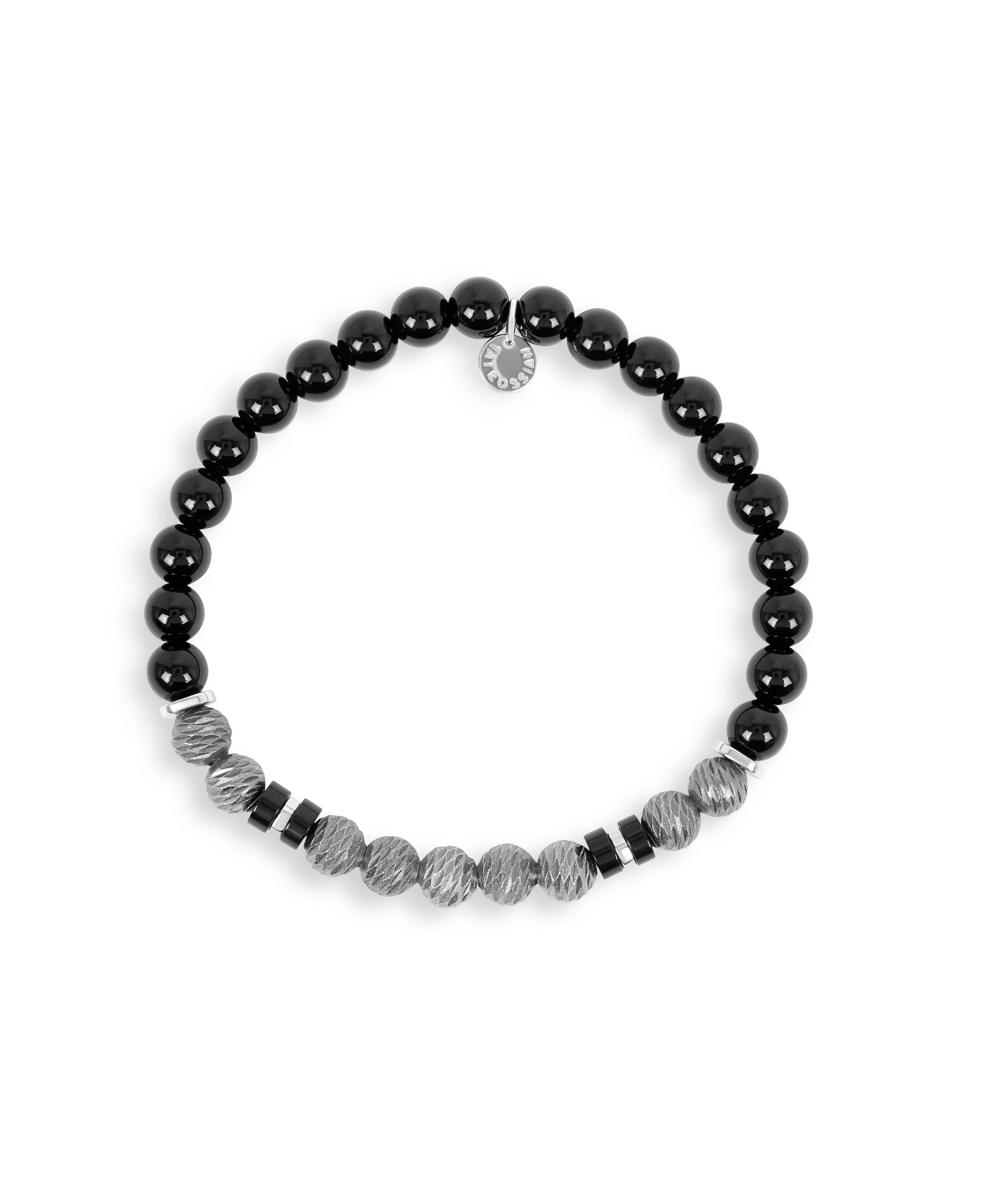Argento Graffiato Agate Beaded Bracelet  image 2