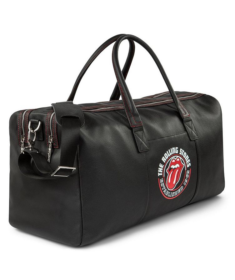  The Rolling Stones Pebbled Leather Duffle Bag image 1