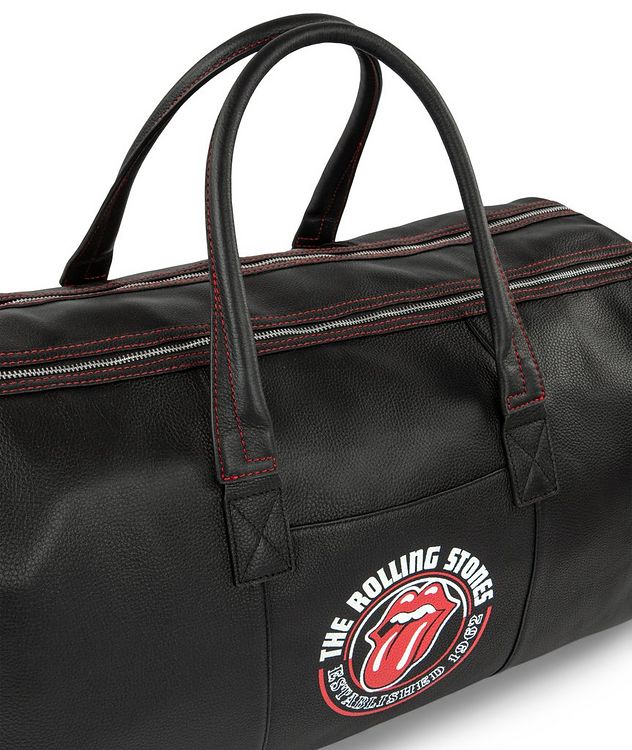  The Rolling Stones Pebbled Leather Duffle Bag picture 3