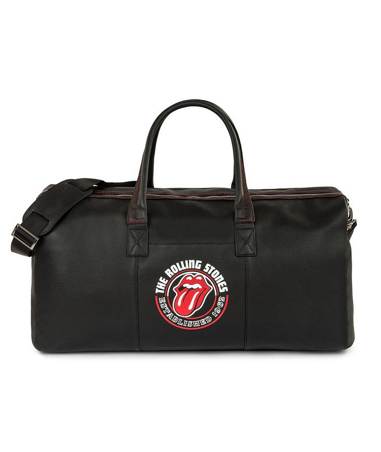  The Rolling Stones Pebbled Leather Duffle Bag image 0