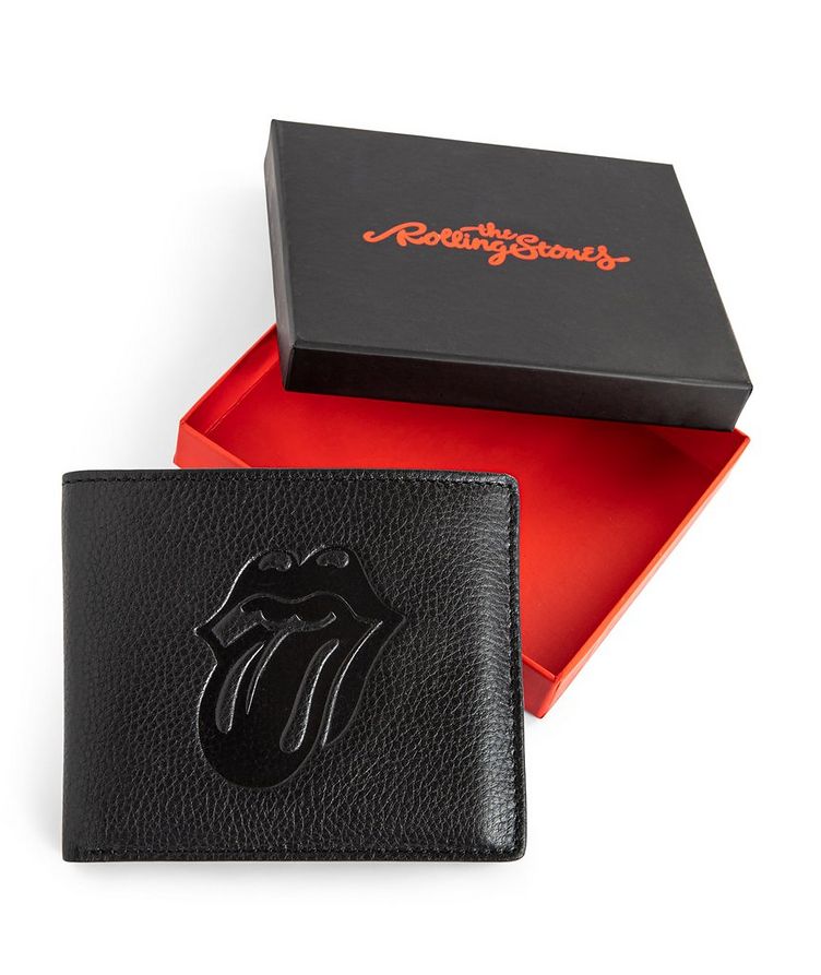 The Rolling Stones Pebbled Leather Bi-Fold Wallet image 8