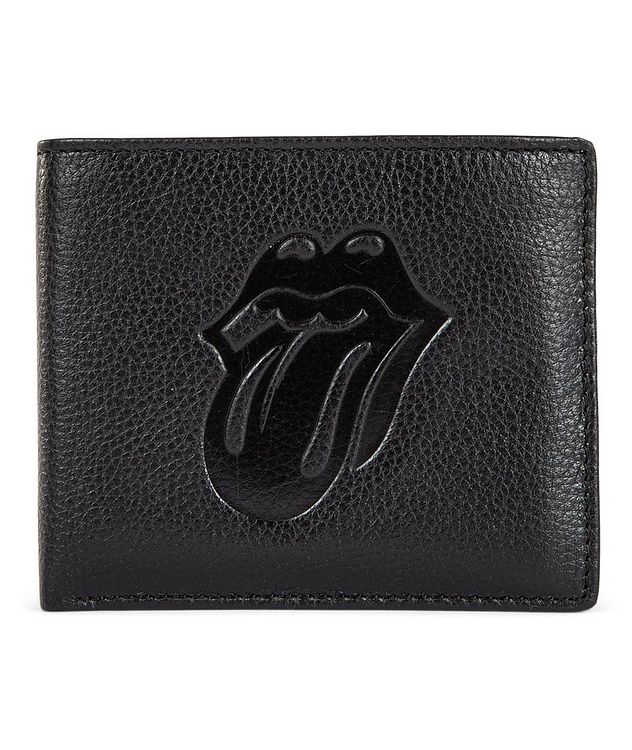 The Rolling Stones Pebbled Leather Bi-Fold Wallet picture 1