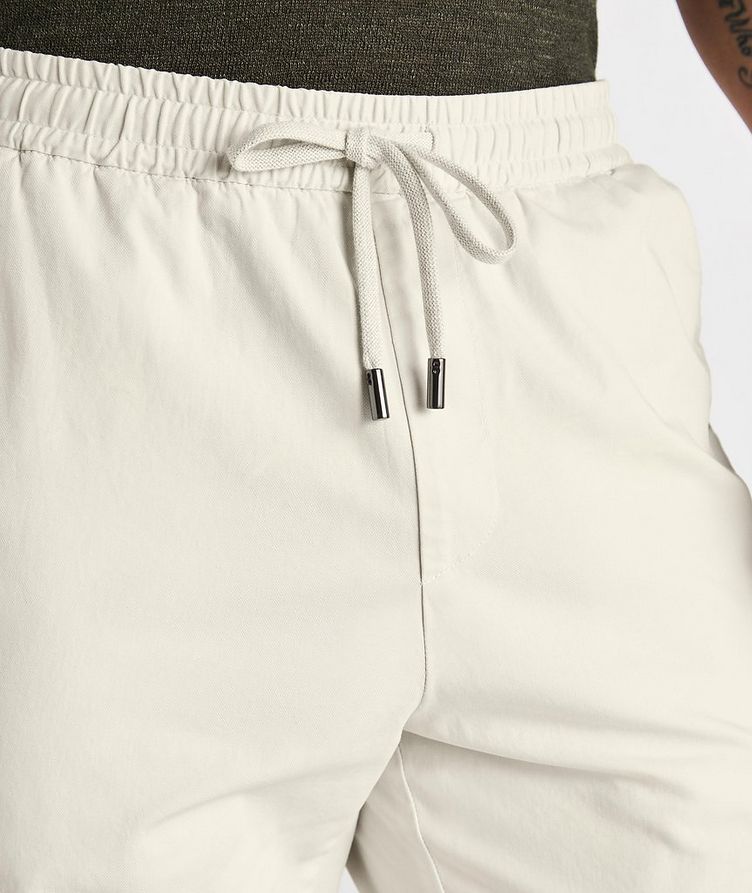 Cotton-Blend Drawstring Pants image 3