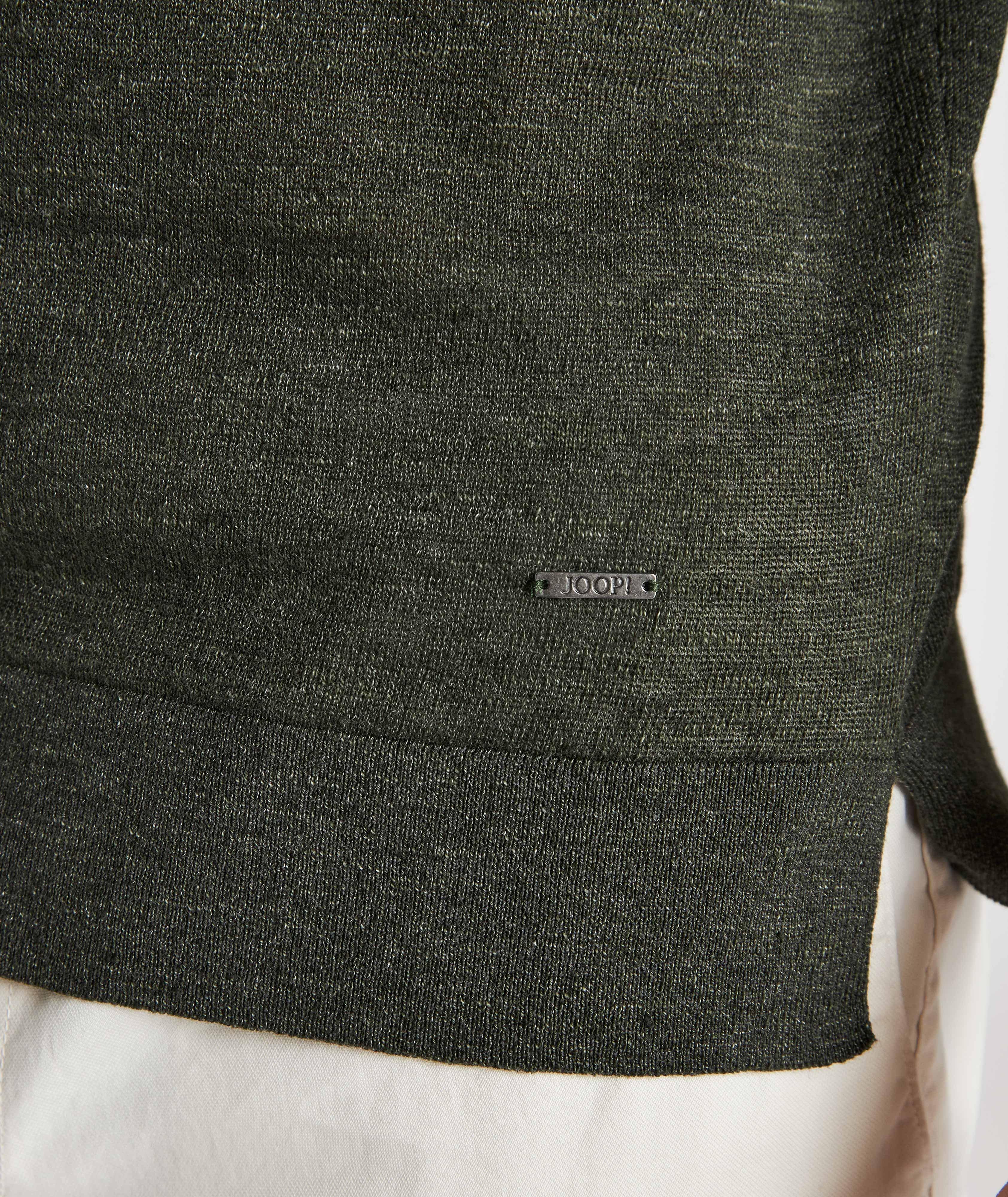 Polo en tricot de lin et coton image 4