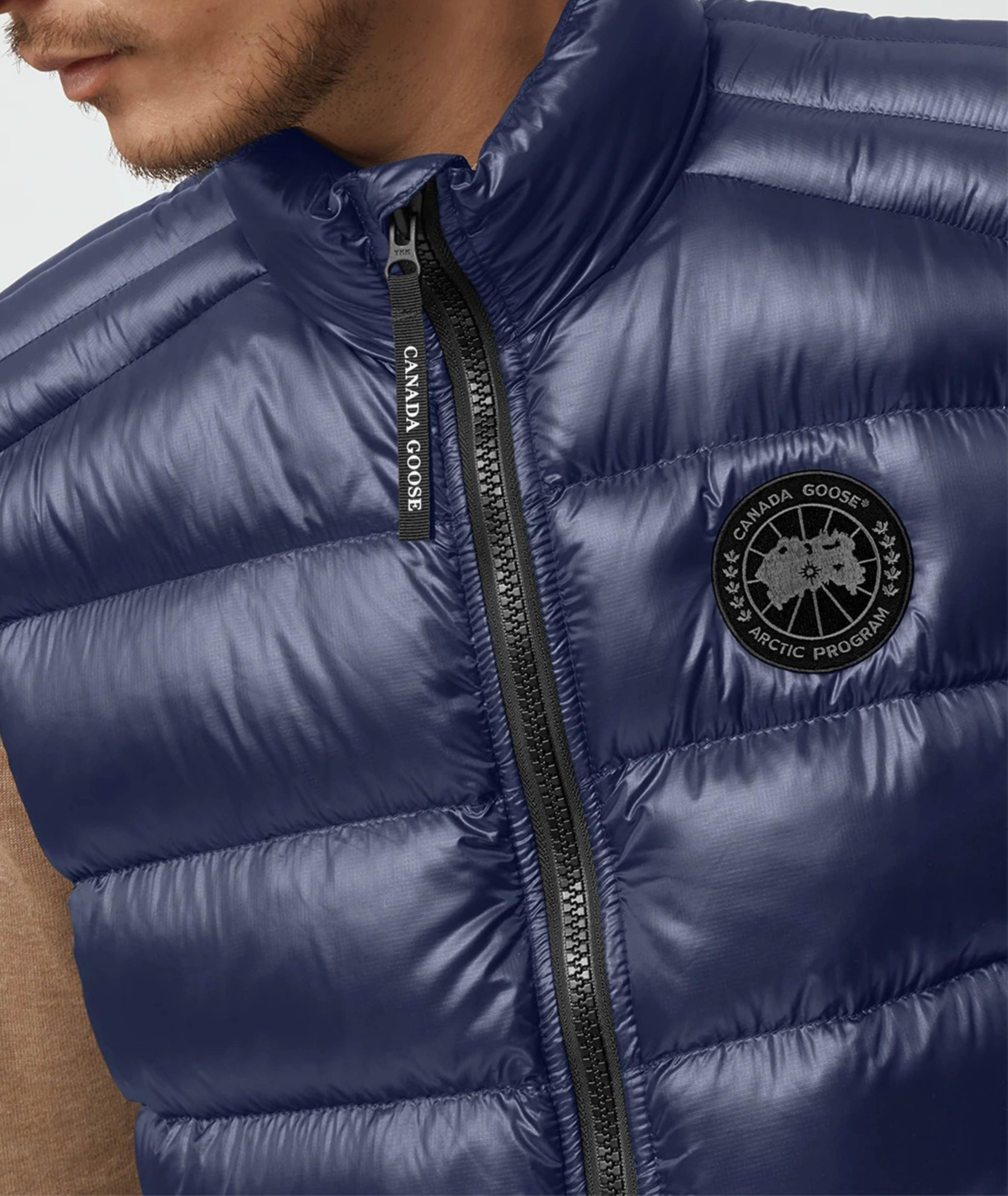 men's crofton down vest black label