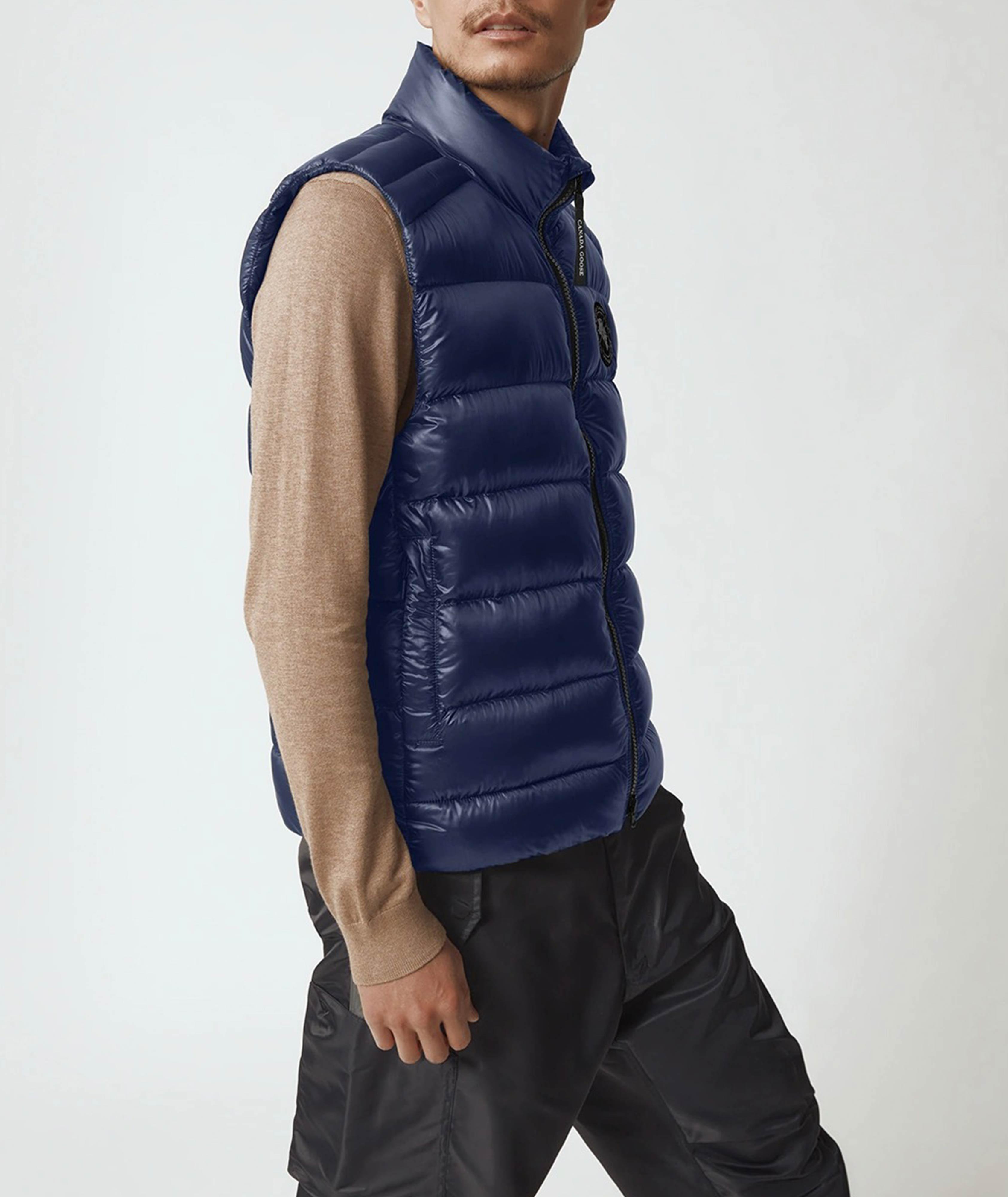 men's crofton down vest black label