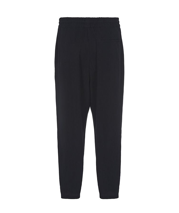 Washed Cupro Drawstring Trousers image 1