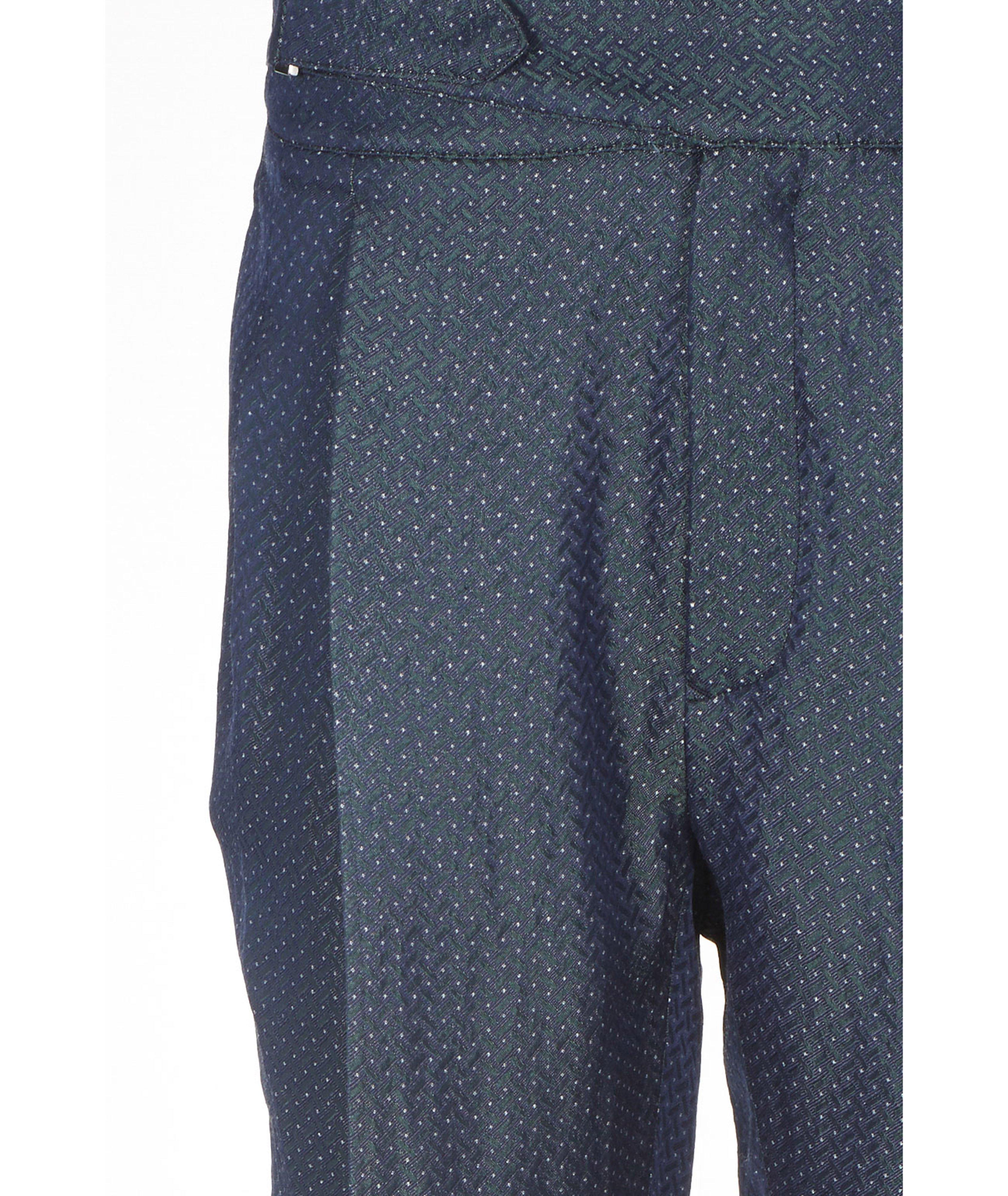 Linen Jacquard Trousers image 3