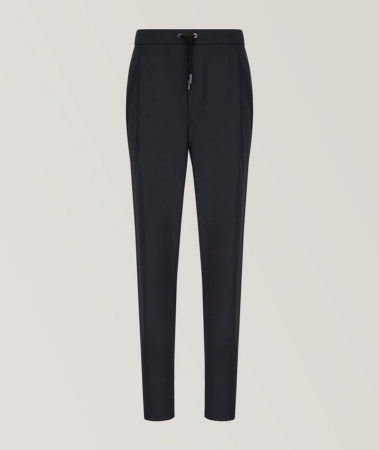 Stretch Wool-Canvas Trousers image 0