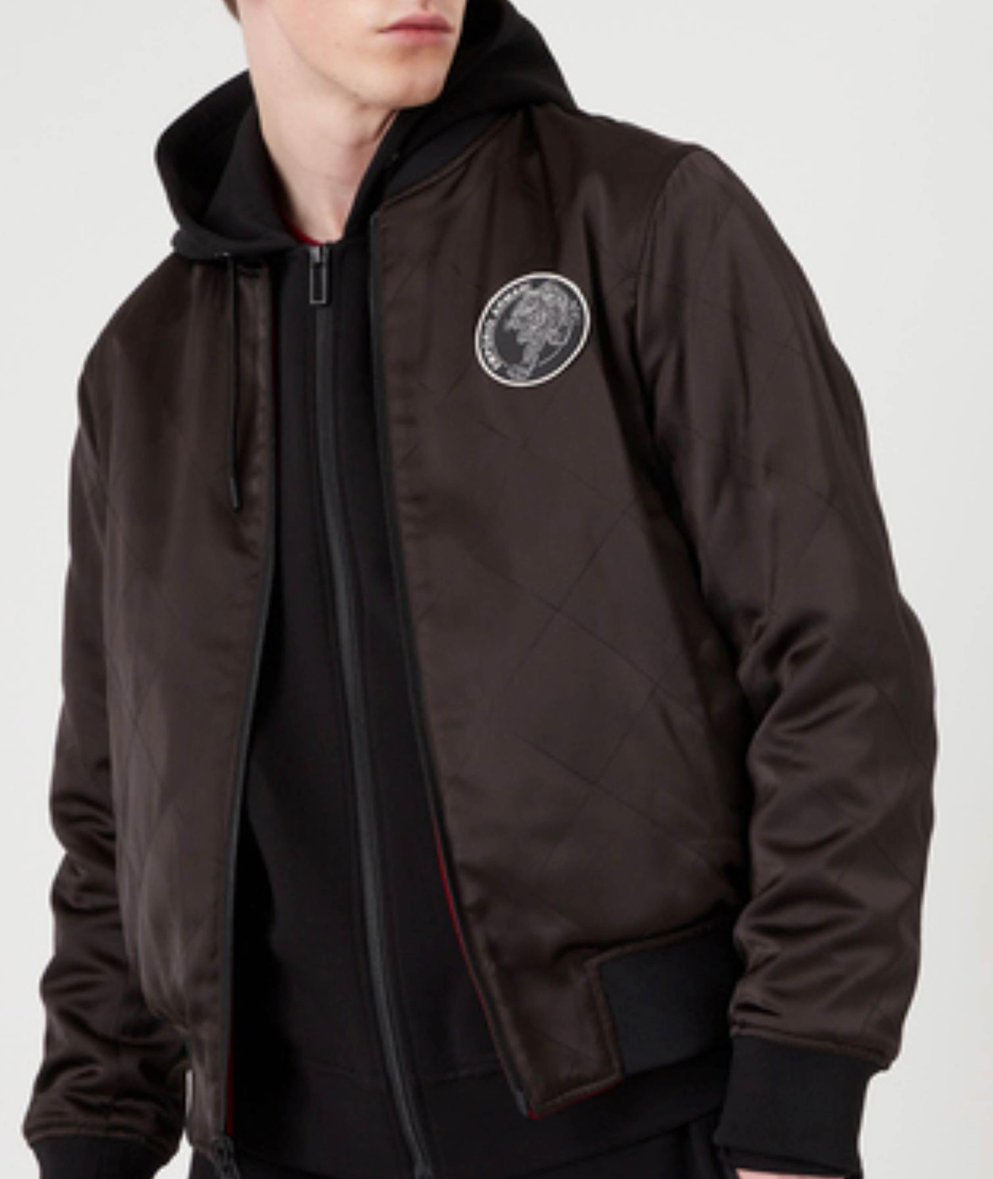 Blouson court réversible en velours image 5