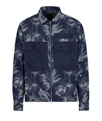 Emporio Armani Cotton-blend Floral Jacket