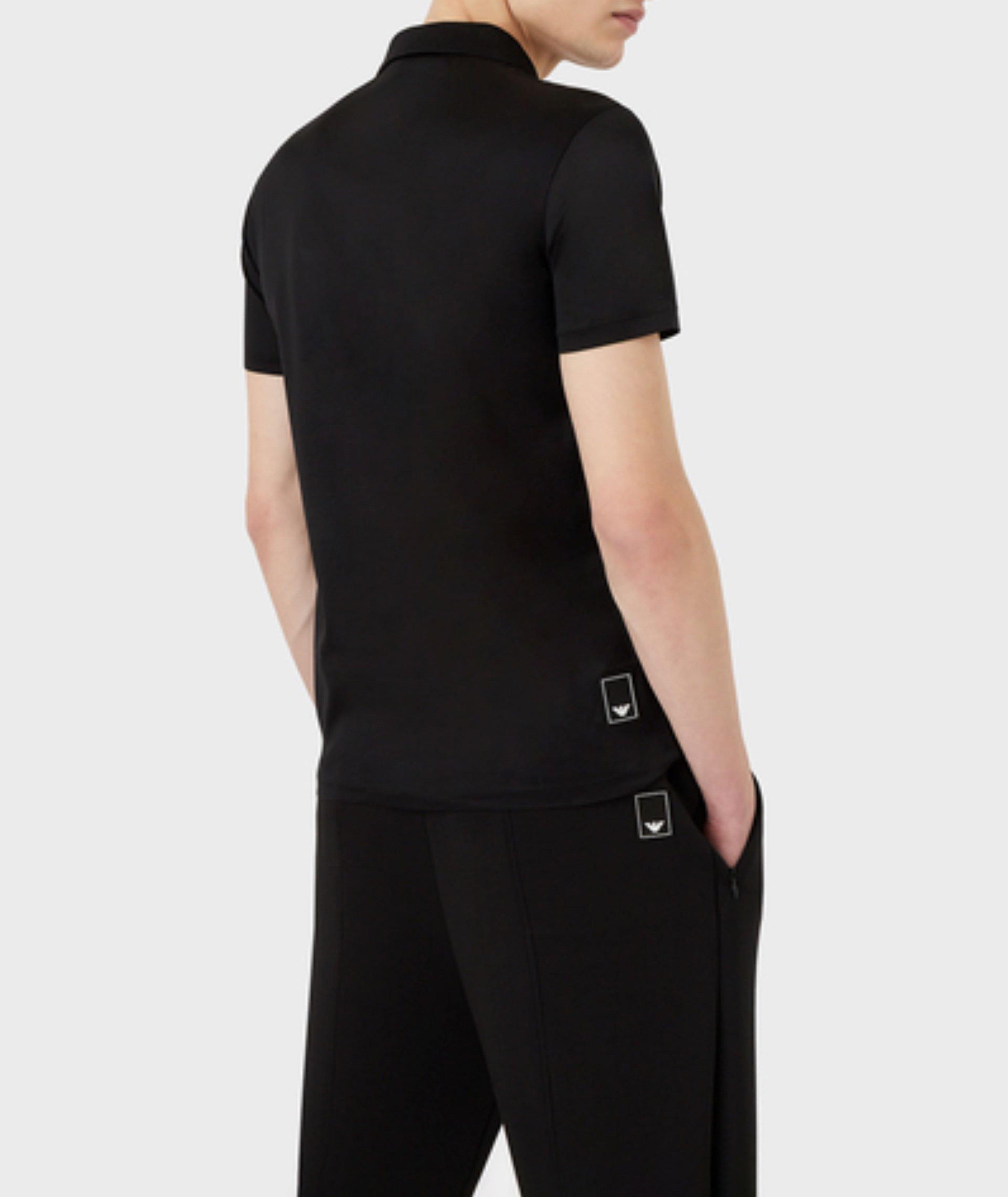 Half-Zip Lyocell-Cotton Polo image 2