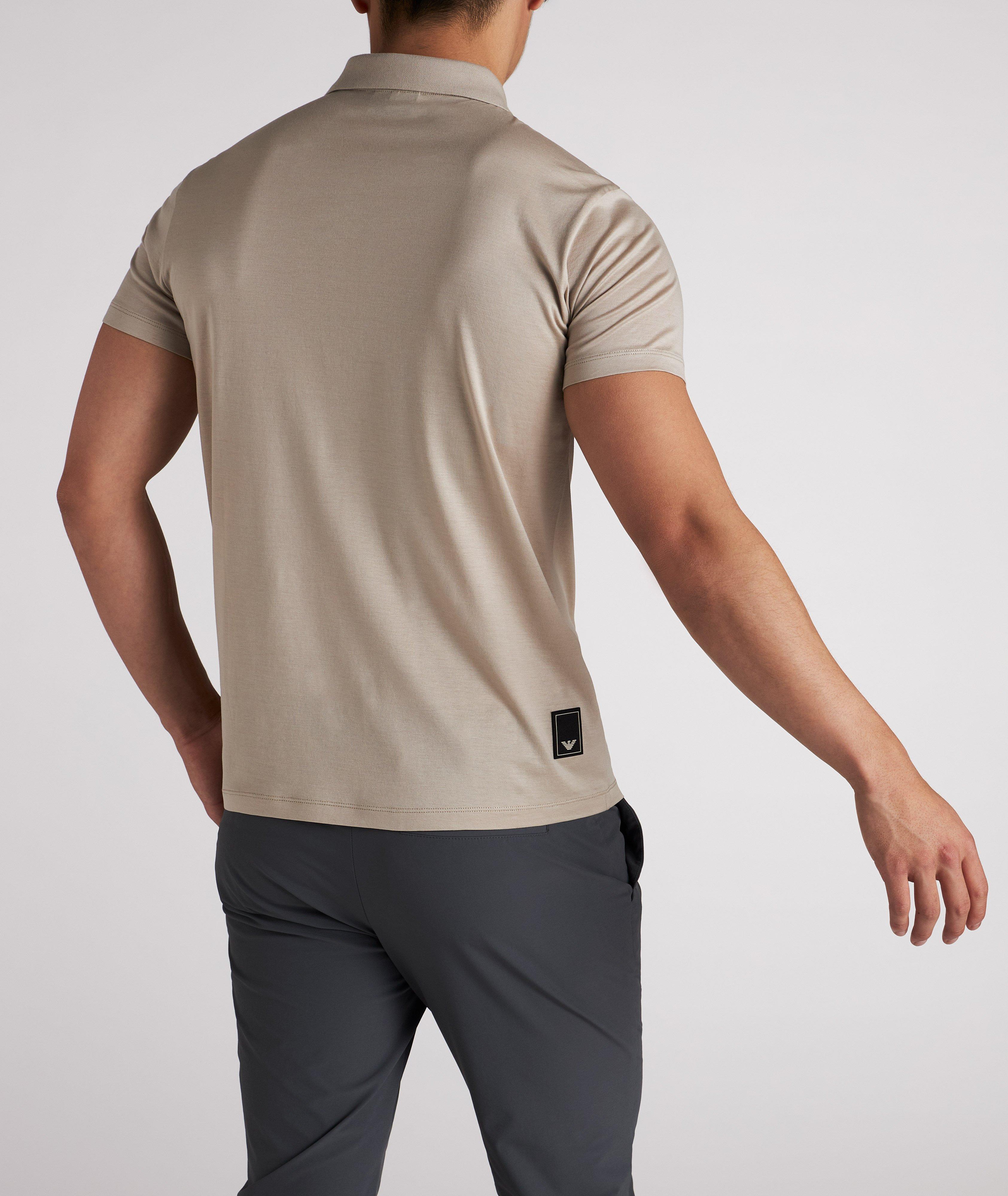 Half-Zip Lyocell-Cotton Polo image 3