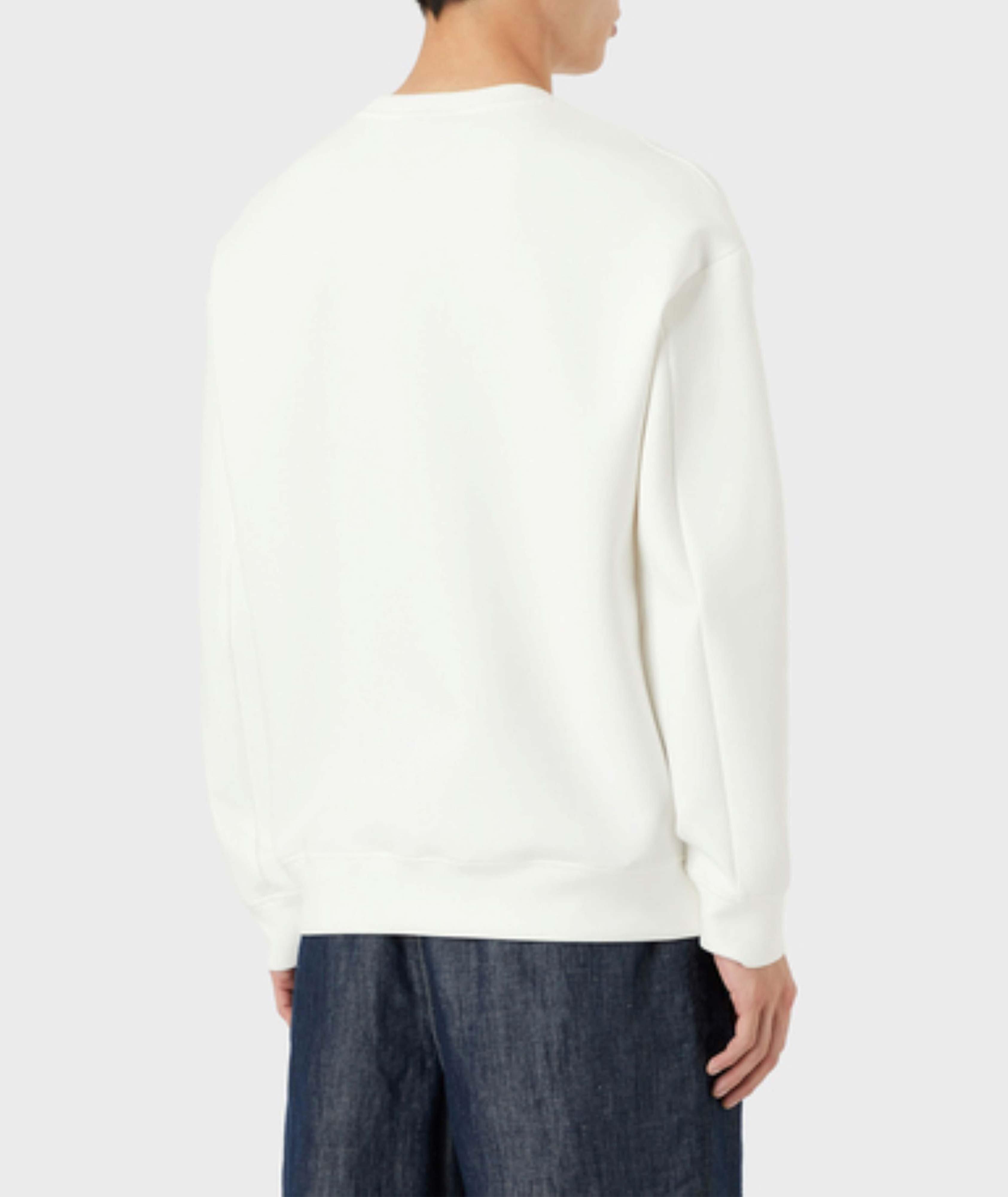Double-Jersey Crewneck Sweatshirt with Logo image 2