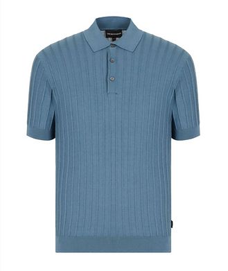 Emporio Armani Cotton Knit Polo Shirt