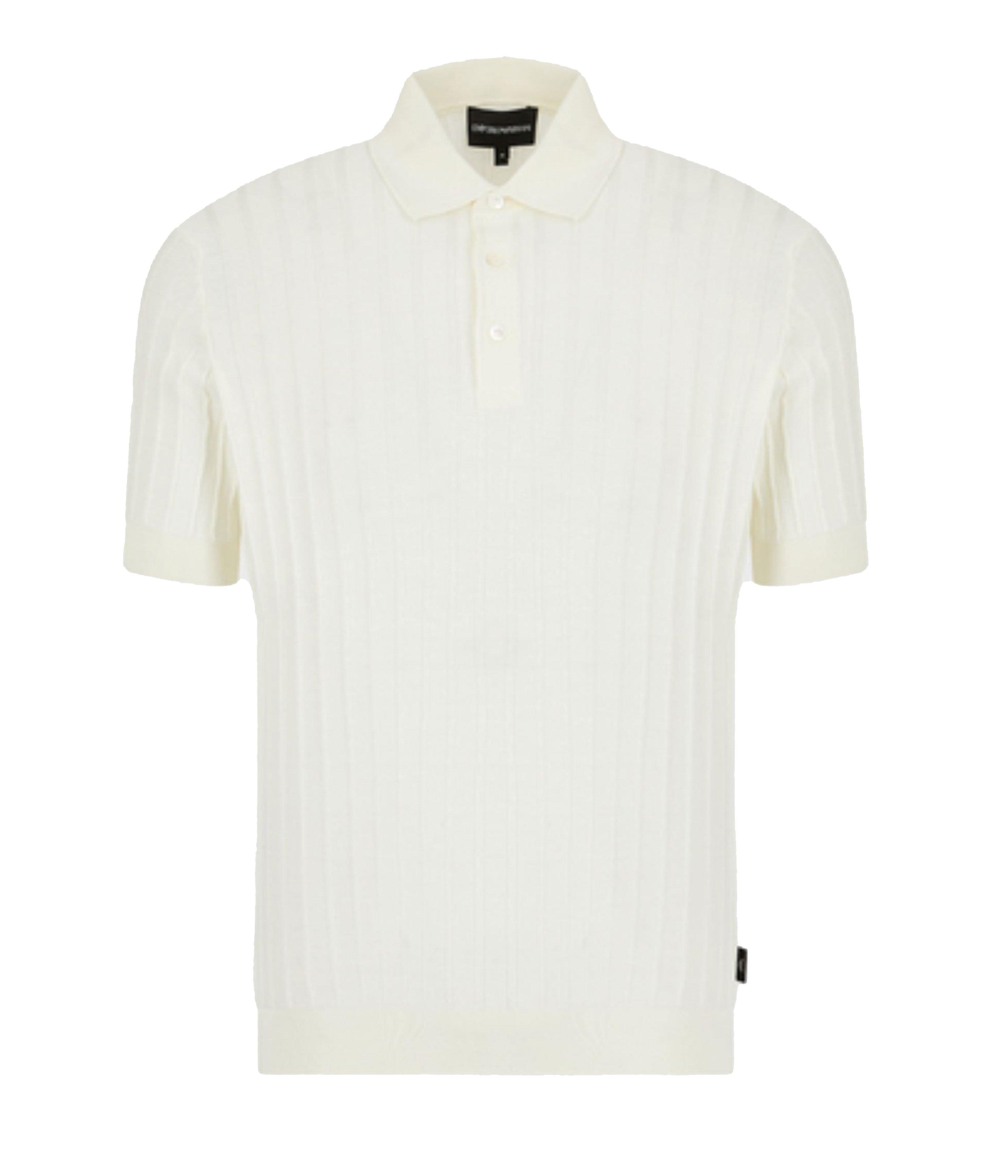 Cotton Knit Polo Shirt image 0