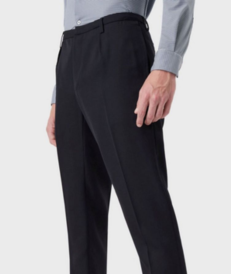 Cuffed Wool-blend Trousers image 1