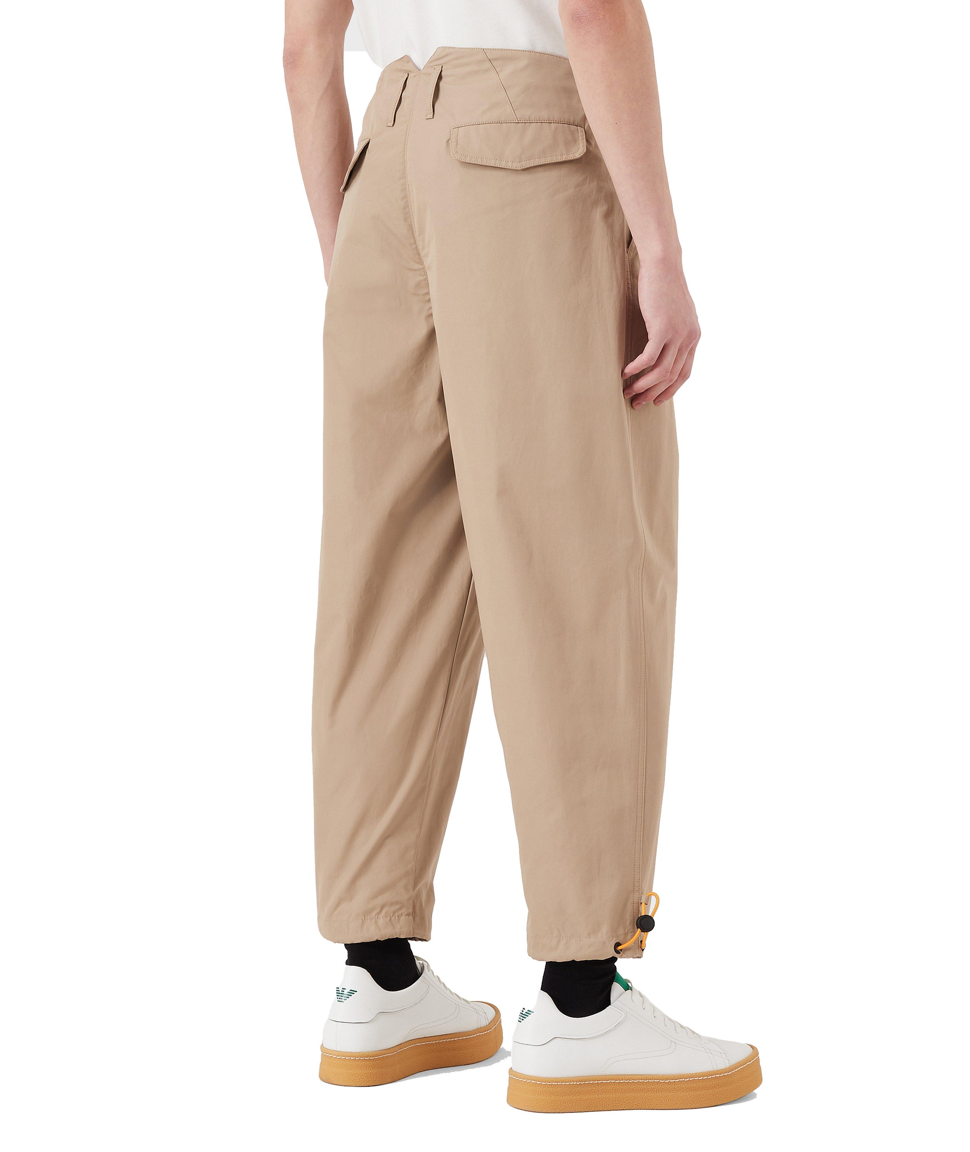 Sustainable Pleated Denim Trousers image 2