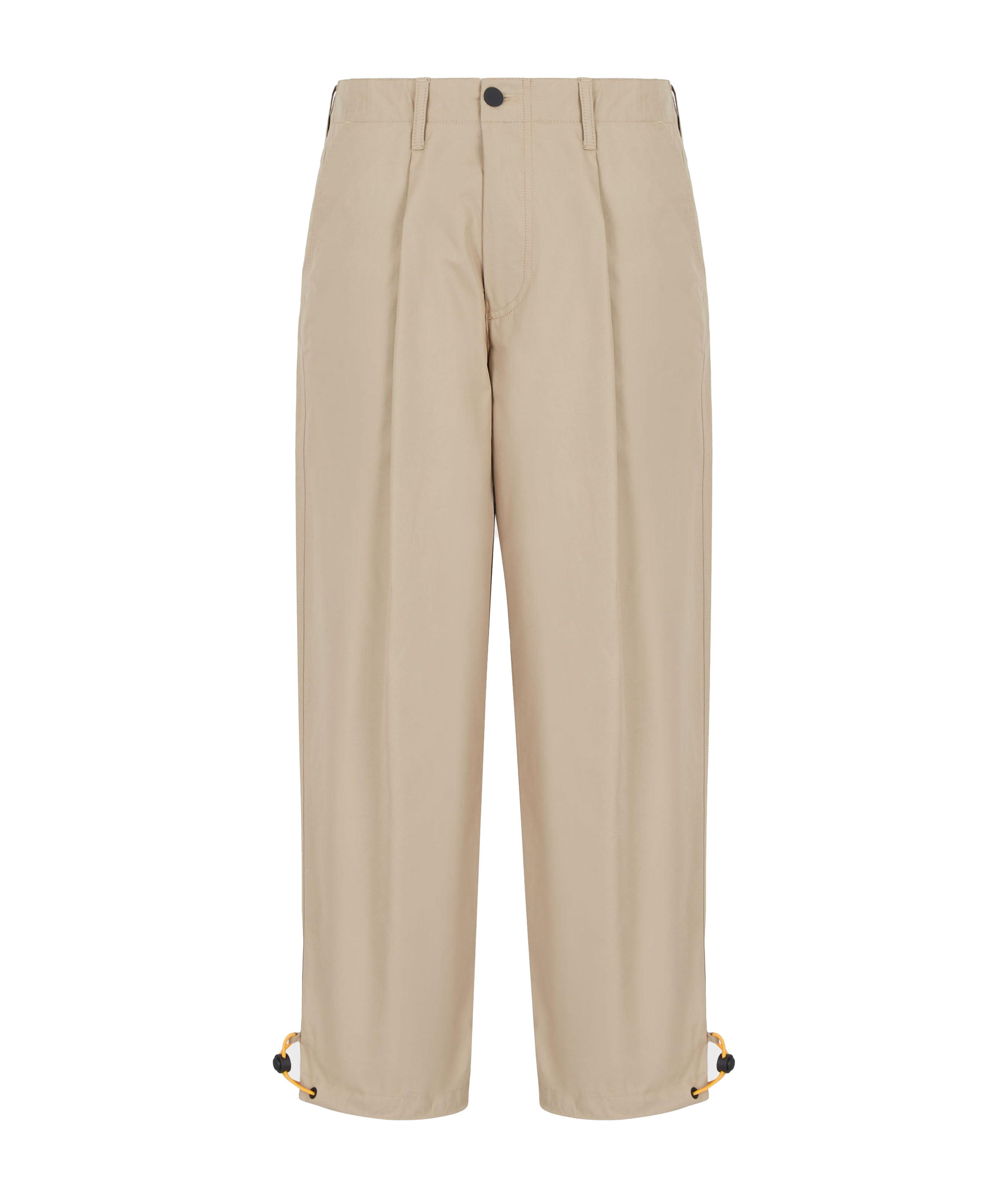 Sustainable Pleated Denim Trousers image 0