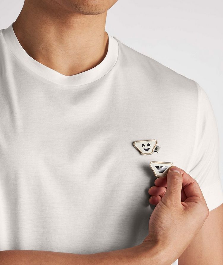 Tencel-Cotton Blend Emoji Jersey T-Shirt image 5