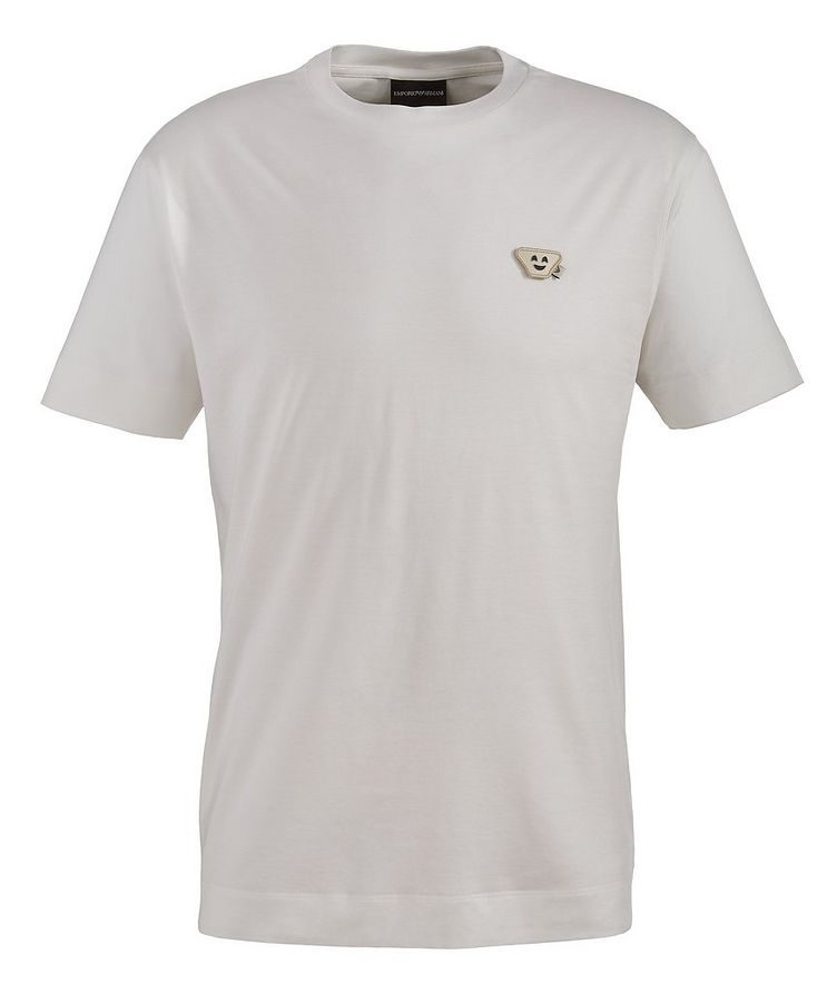 Tencel-Cotton Blend Emoji Jersey T-Shirt image 0