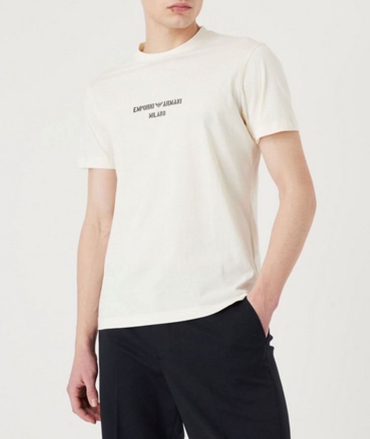Cotton T-Shirt With Printed Logo image 1